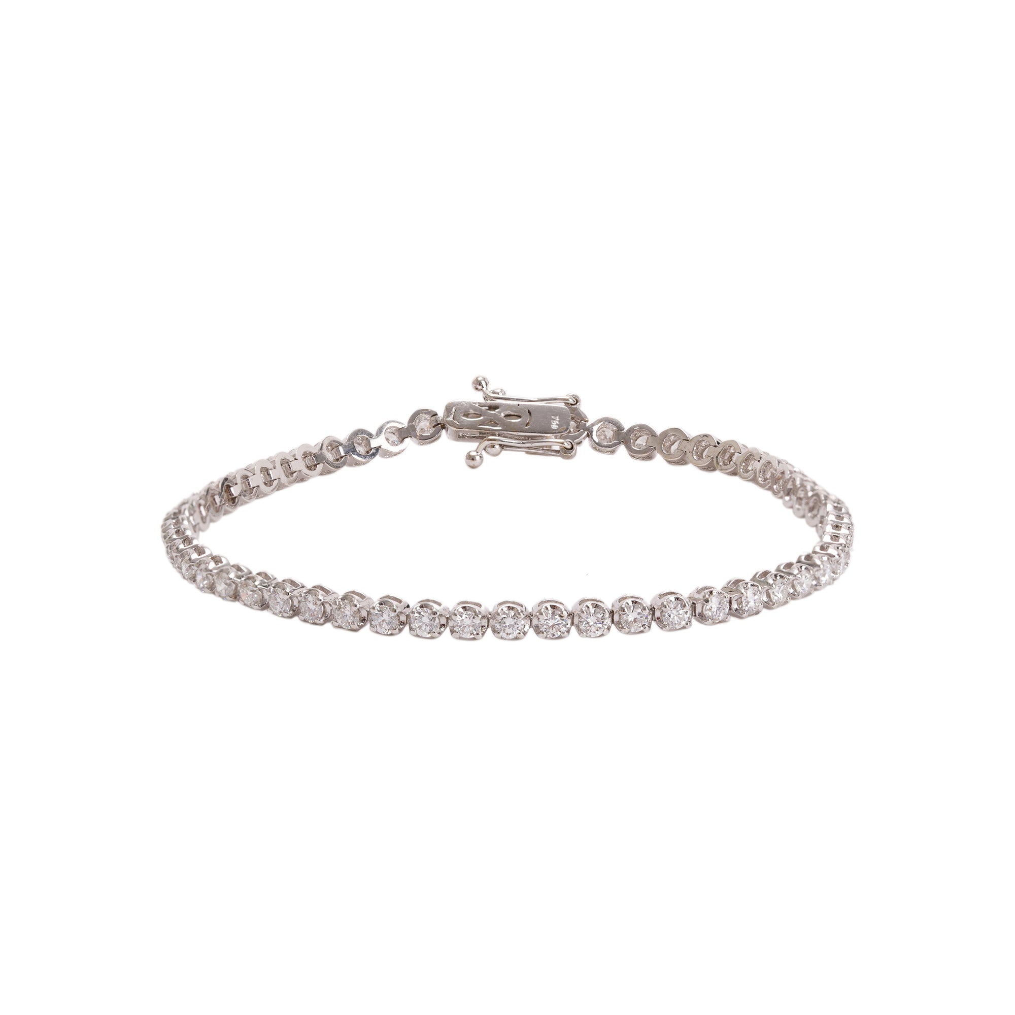 18k White Gold 2.00 tcw. Diamond Tennis Bracelet