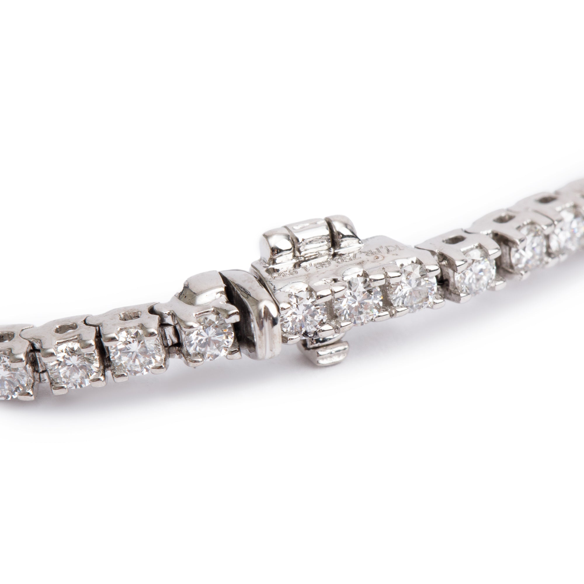 18k White Gold 2.04 tcw. Diamond Tennis Bracelet