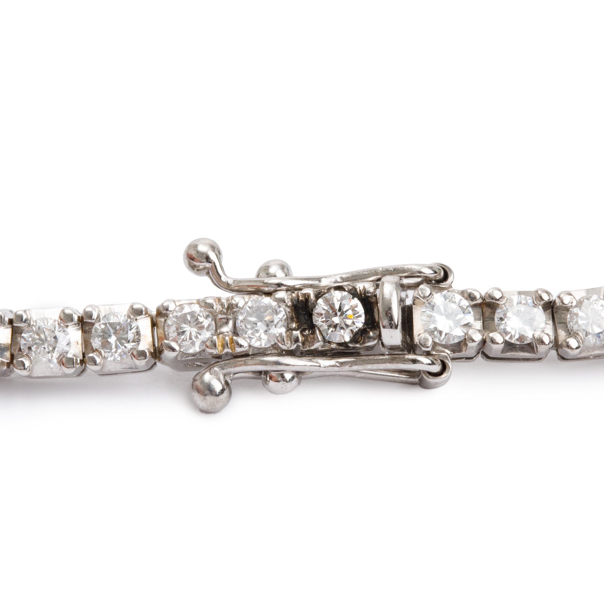 18k White Gold 2.36 tcw. Diamond Tennis Bracelet