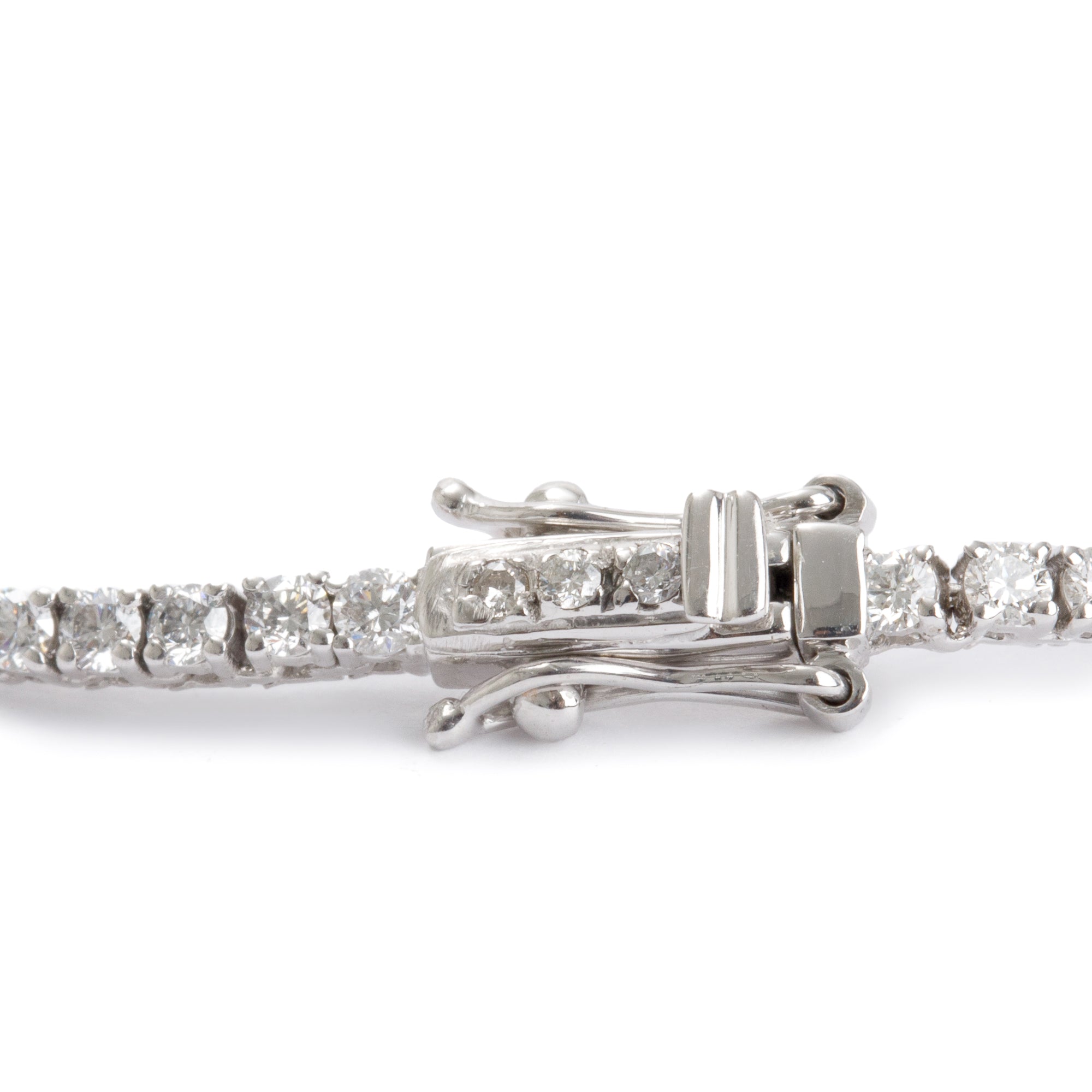 18k White Gold 2.51 tcw. Diamond Tennis Bracelet