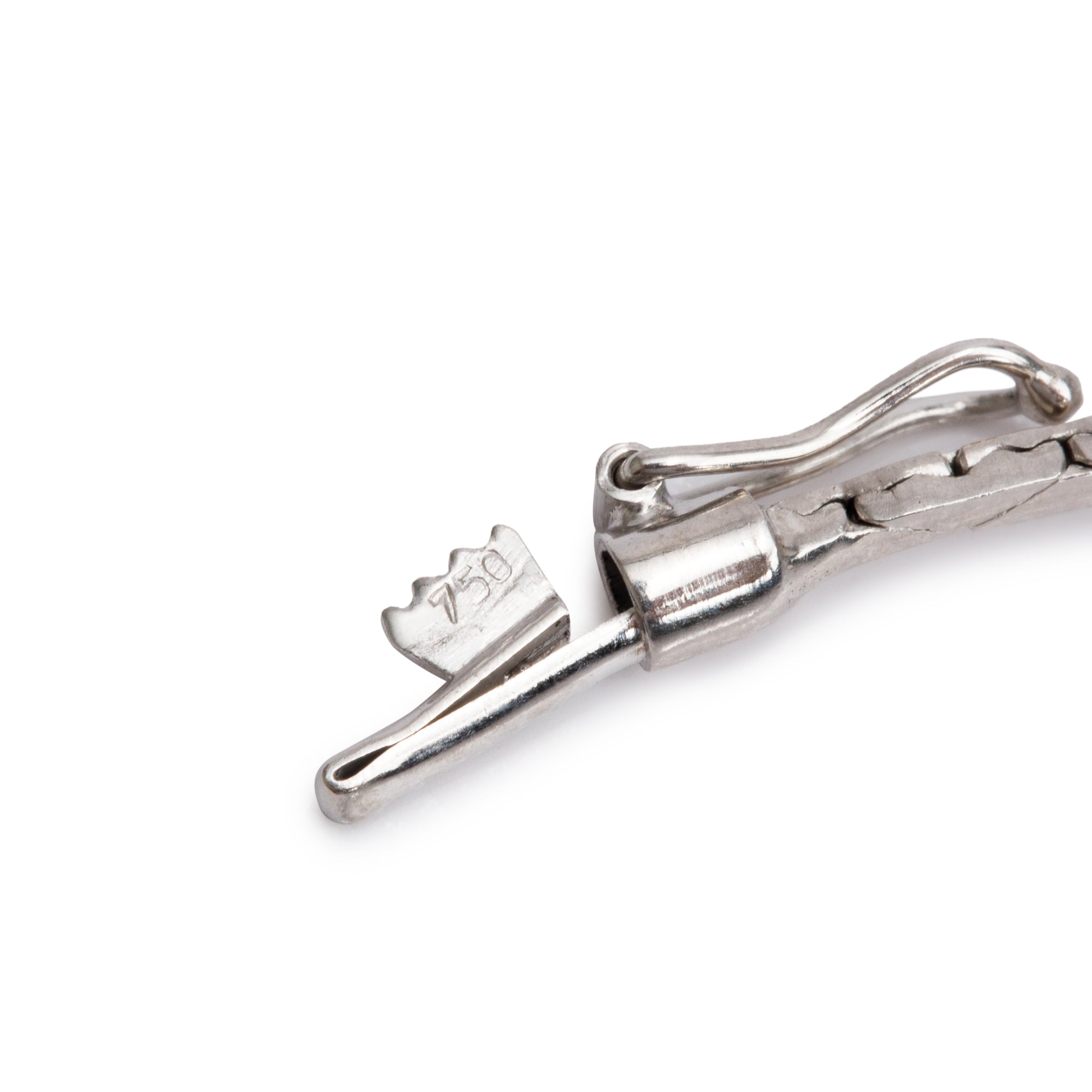 18k White Gold 3.32 tcw. Diamond Tennis Necklace