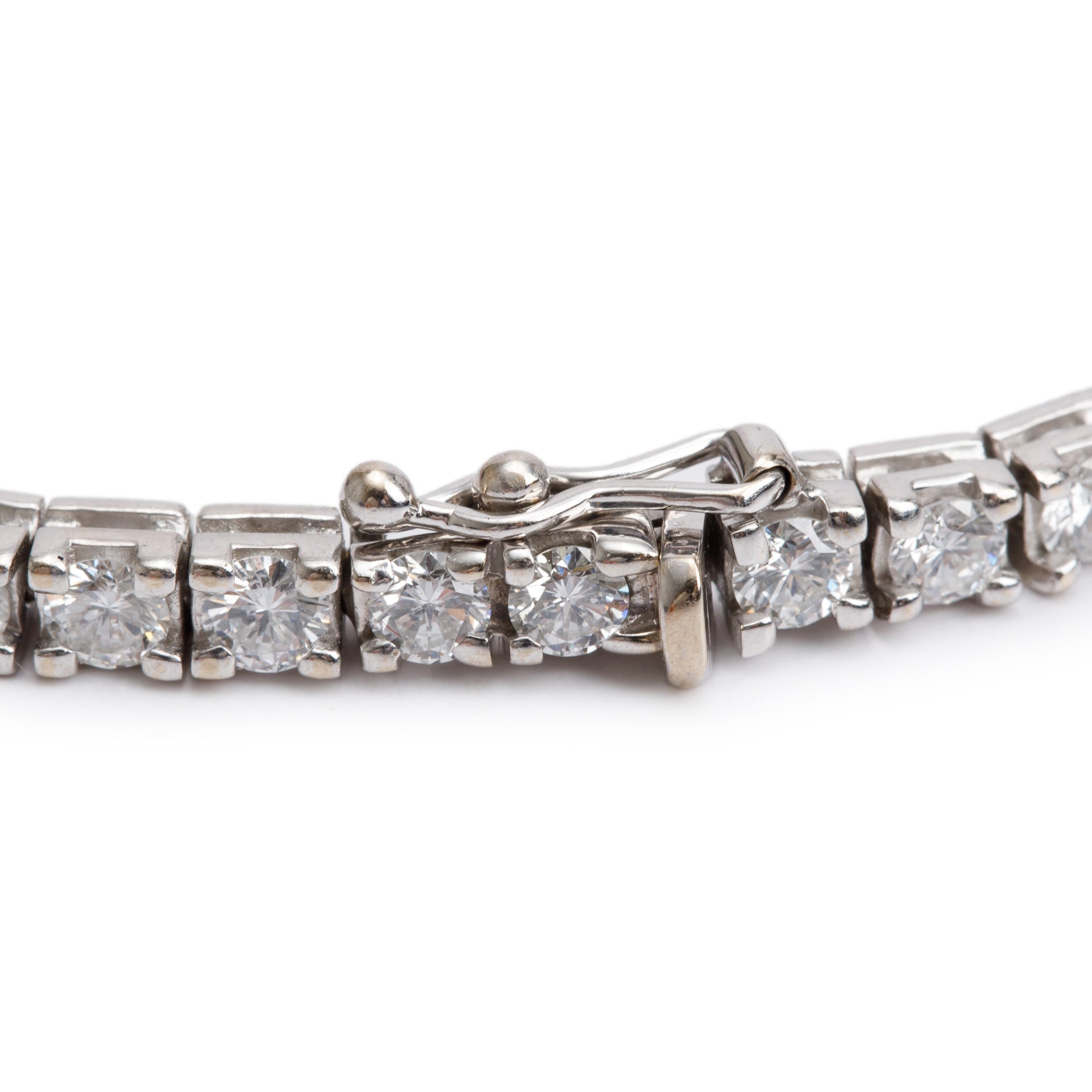18k White Gold 3.60 tcw. Diamond Tennis Bracelet