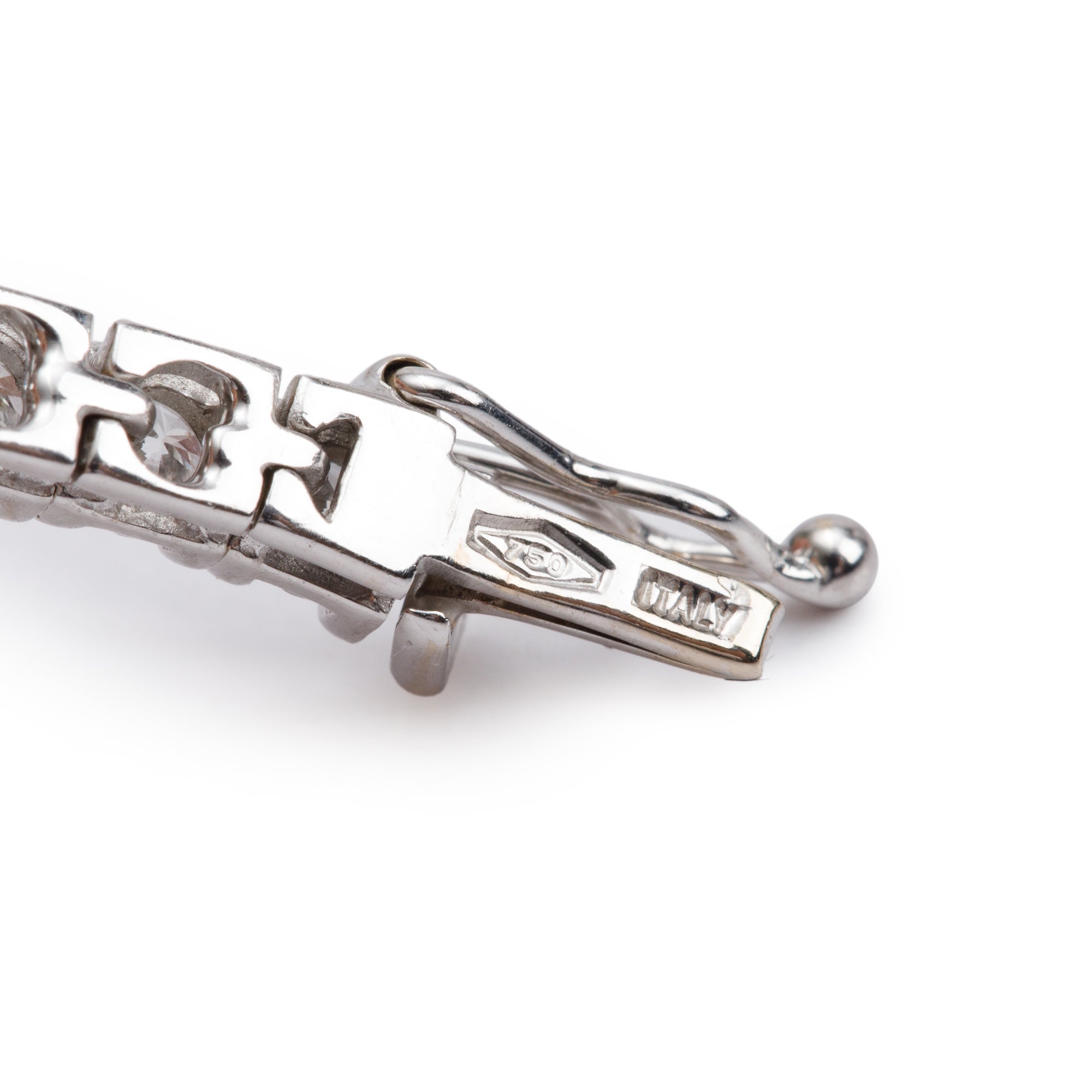 18k White Gold 3.60 tcw. Diamond Tennis Bracelet