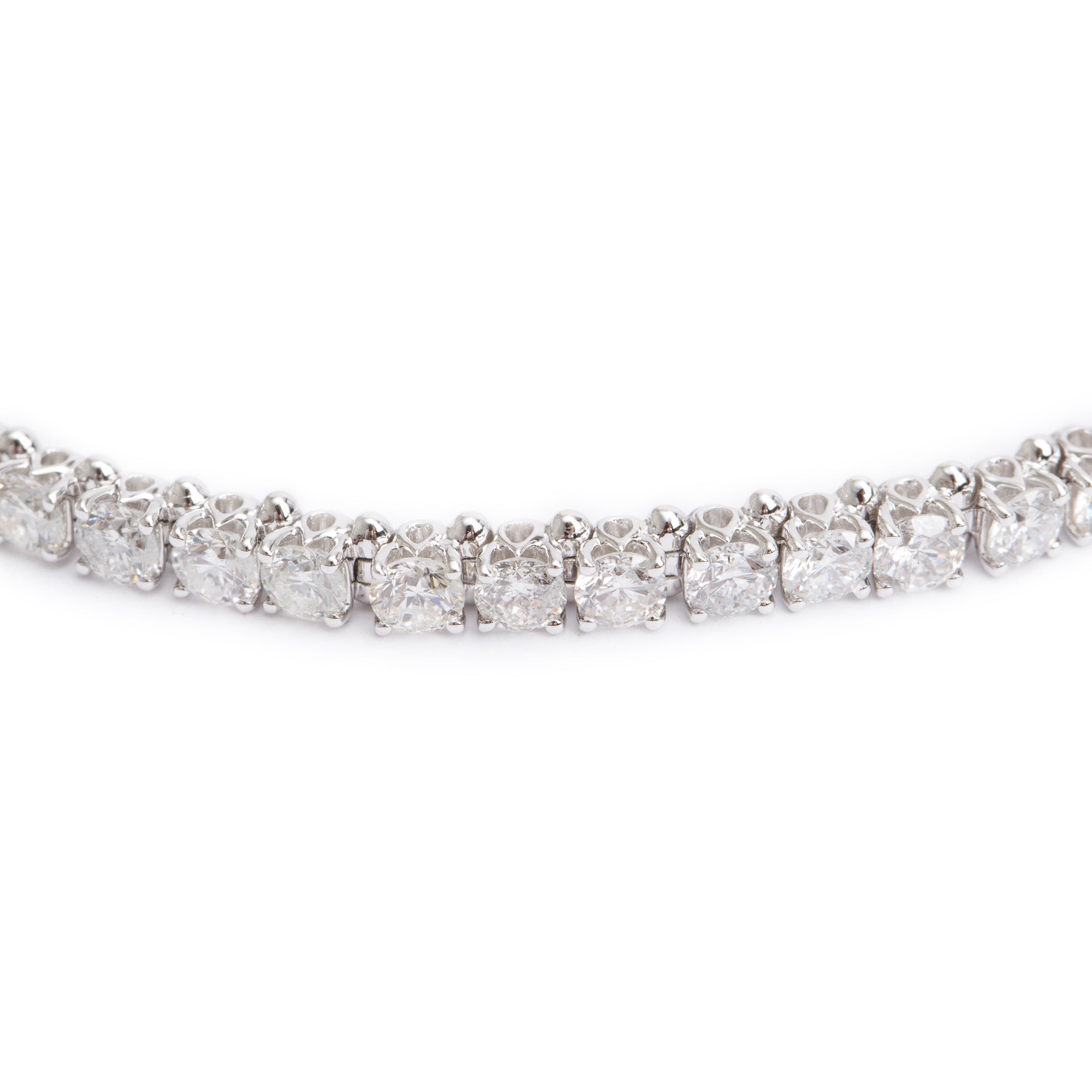 18k White Gold 5.02 tcw. Diamond Tennis Bracelet