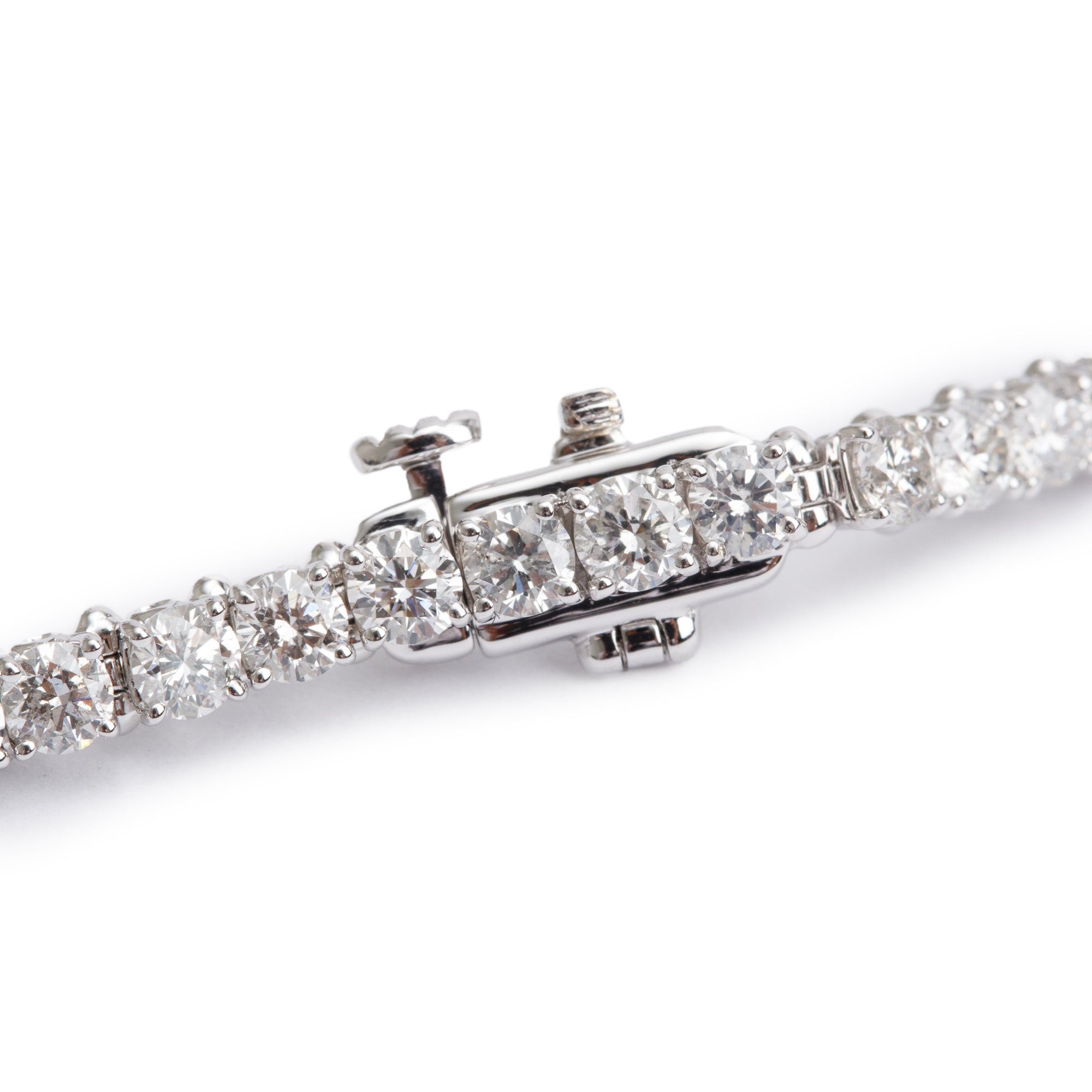18k White Gold 5.02 tcw. Diamond Tennis Bracelet