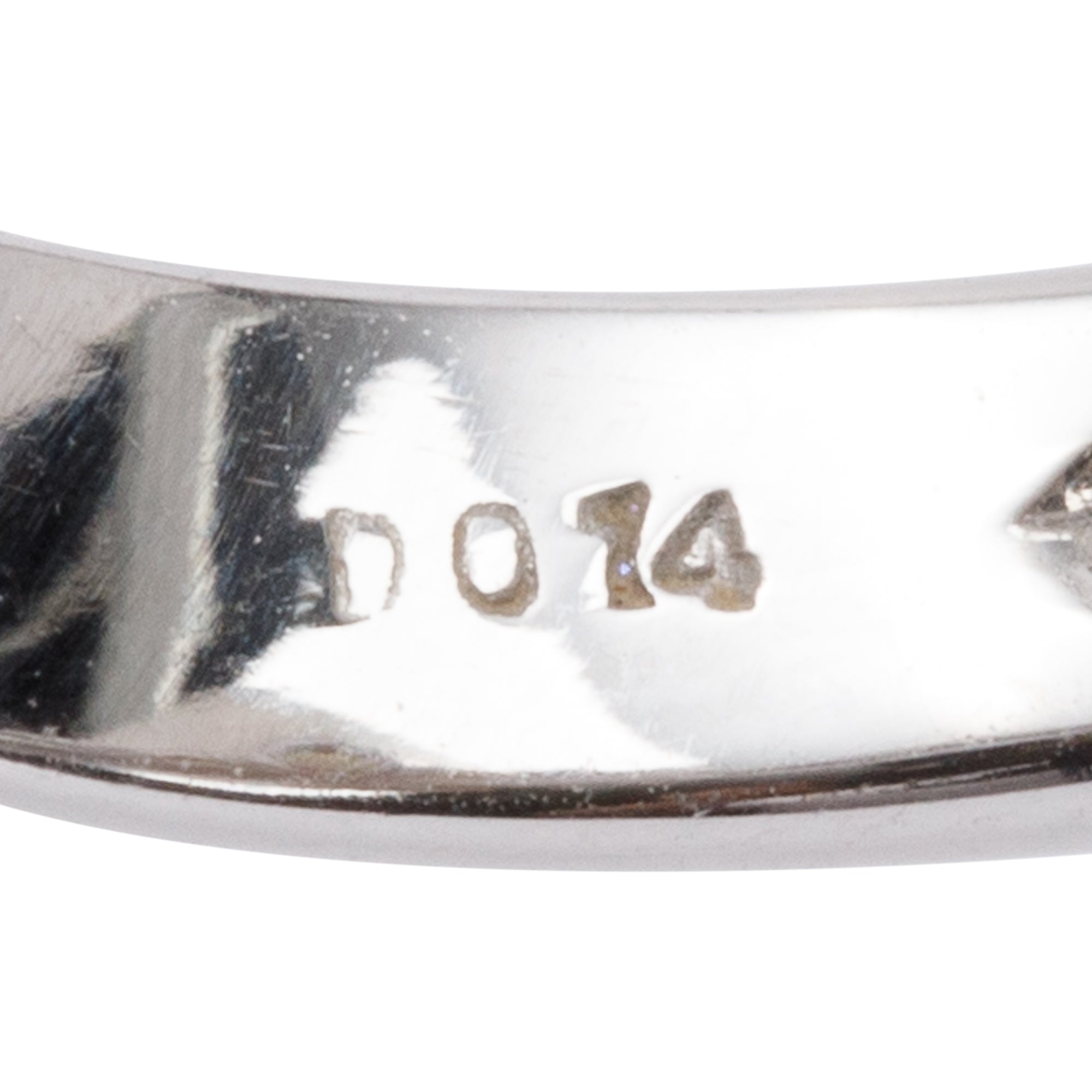 18k White Gold Pearl & Diamond Ring, Size 5.75