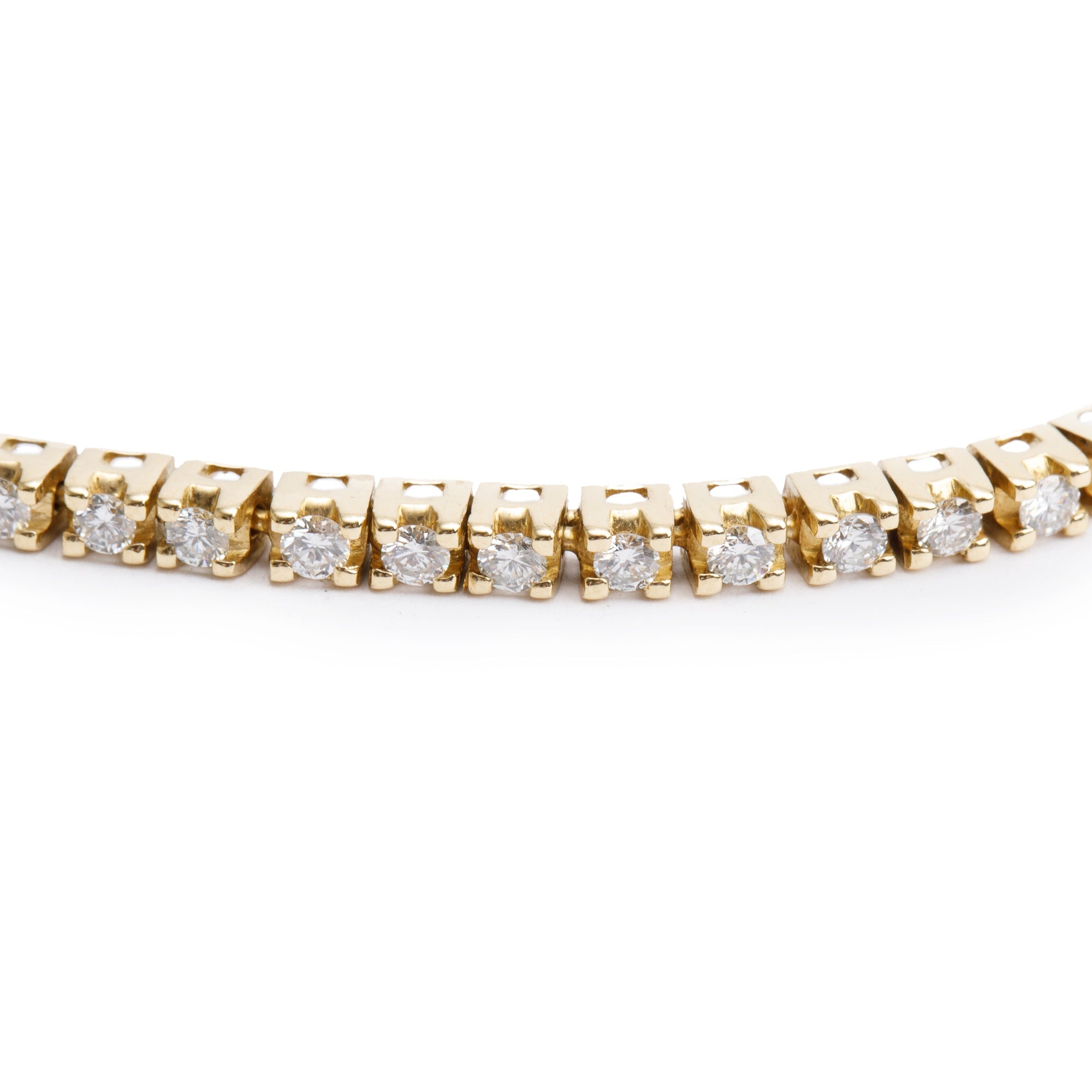 18k Yellow Gold 2.00 tcw. Diamond Tennis Bracelet