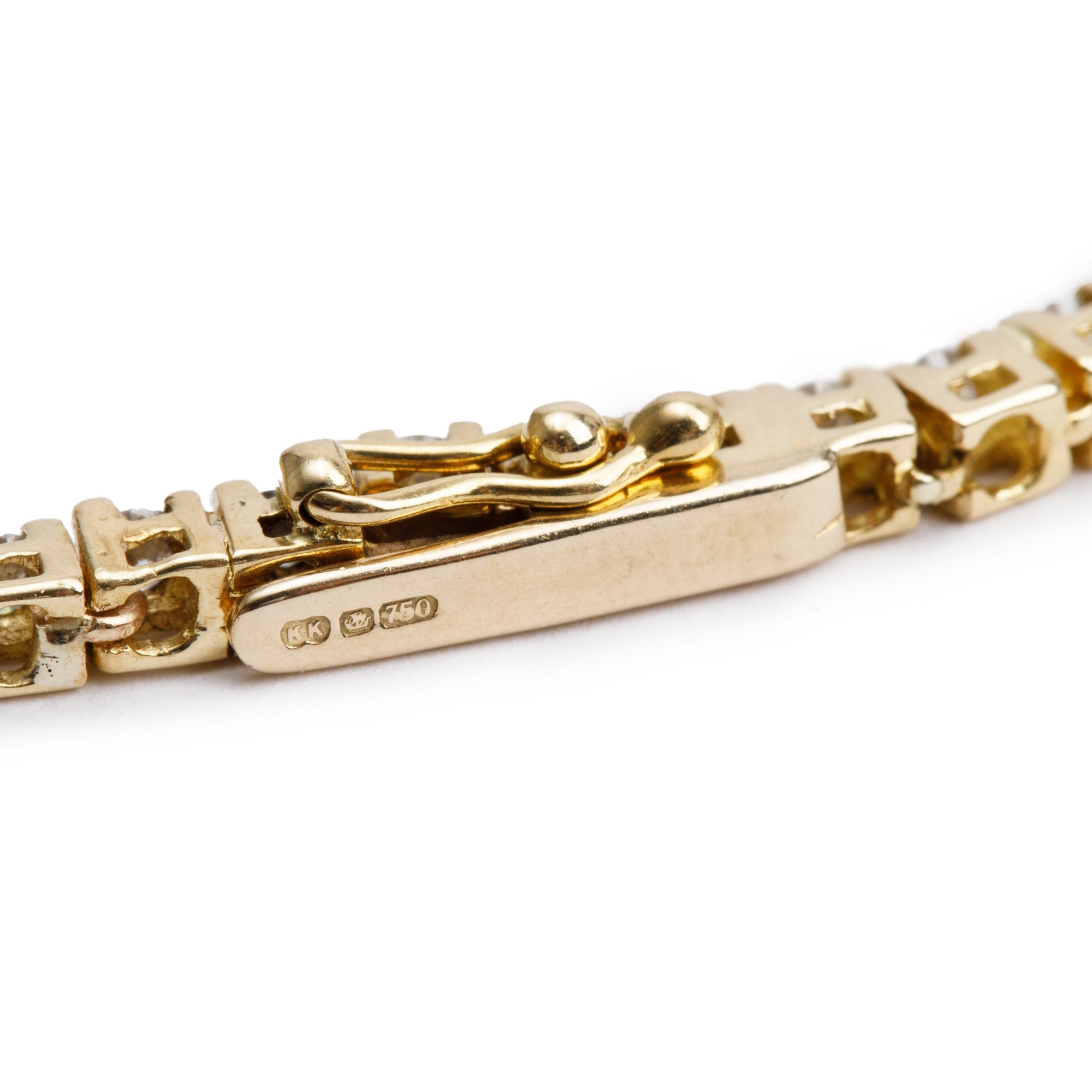 18k Yellow Gold 2.00 tcw. Diamond Tennis Bracelet