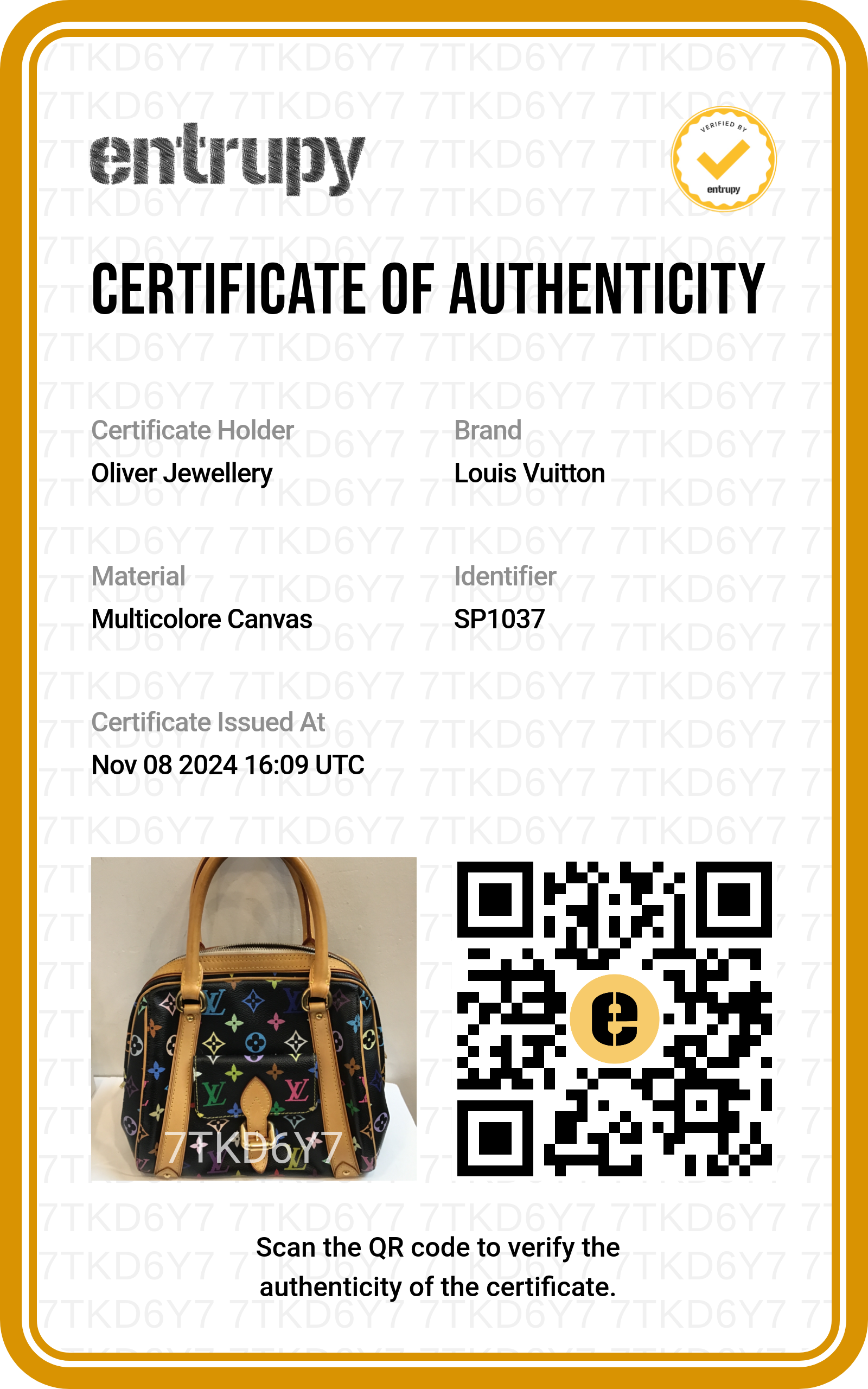 Louis Vuitton Black Monogram Multicolore Priscilla Bag