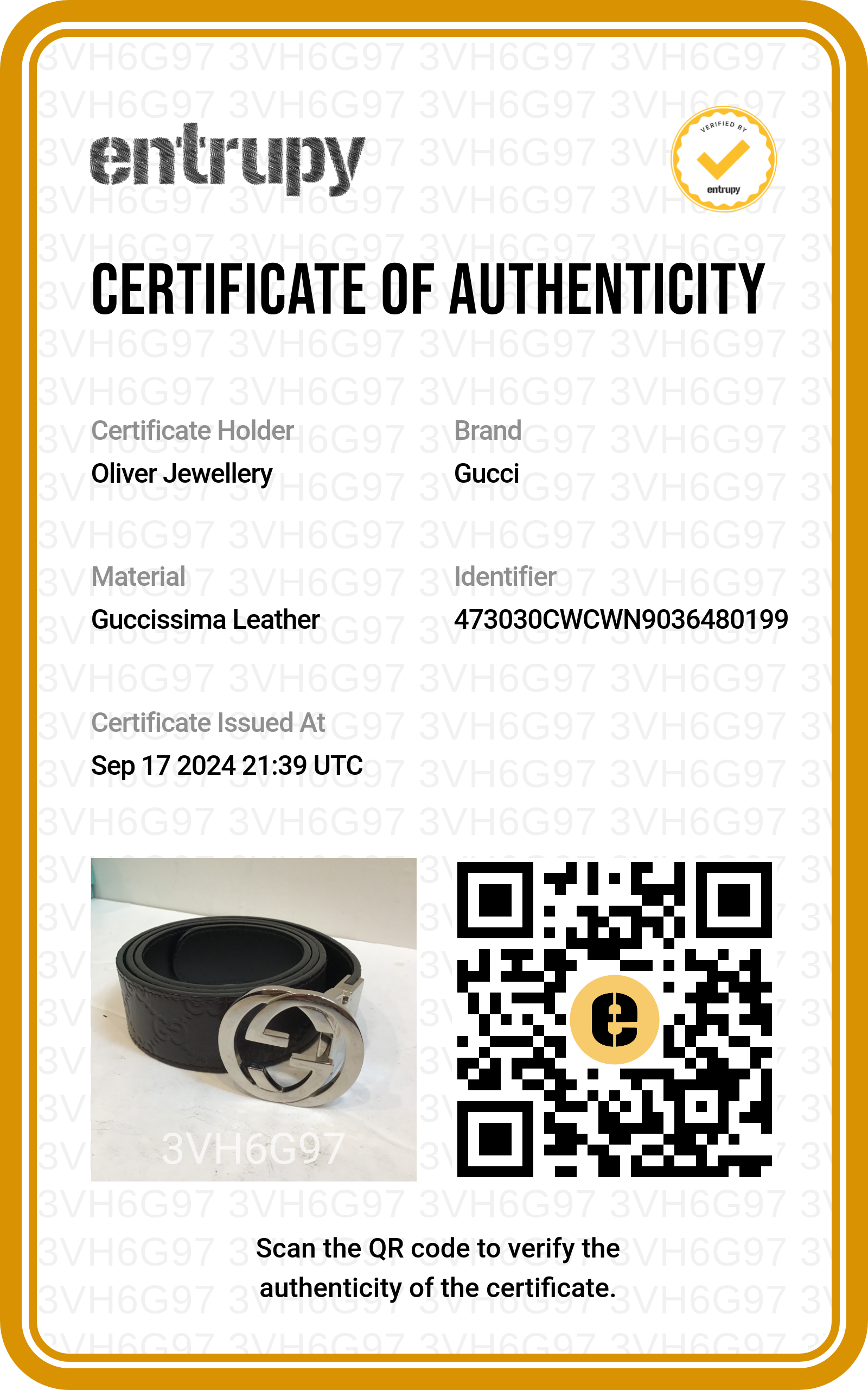 Gucci Black/Brown Signature Leather Interlocking G Reversible Belt 90 36