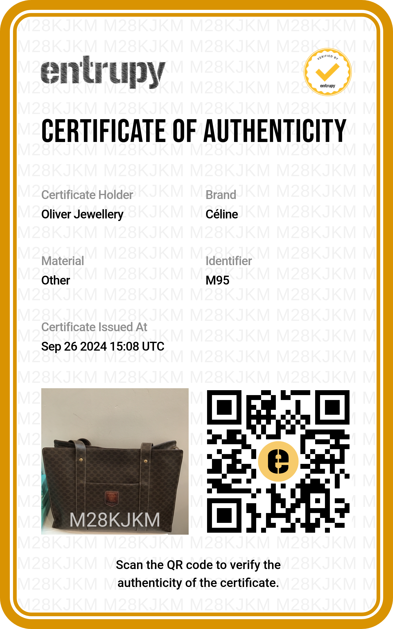 Celine Vintage Macadam Tote