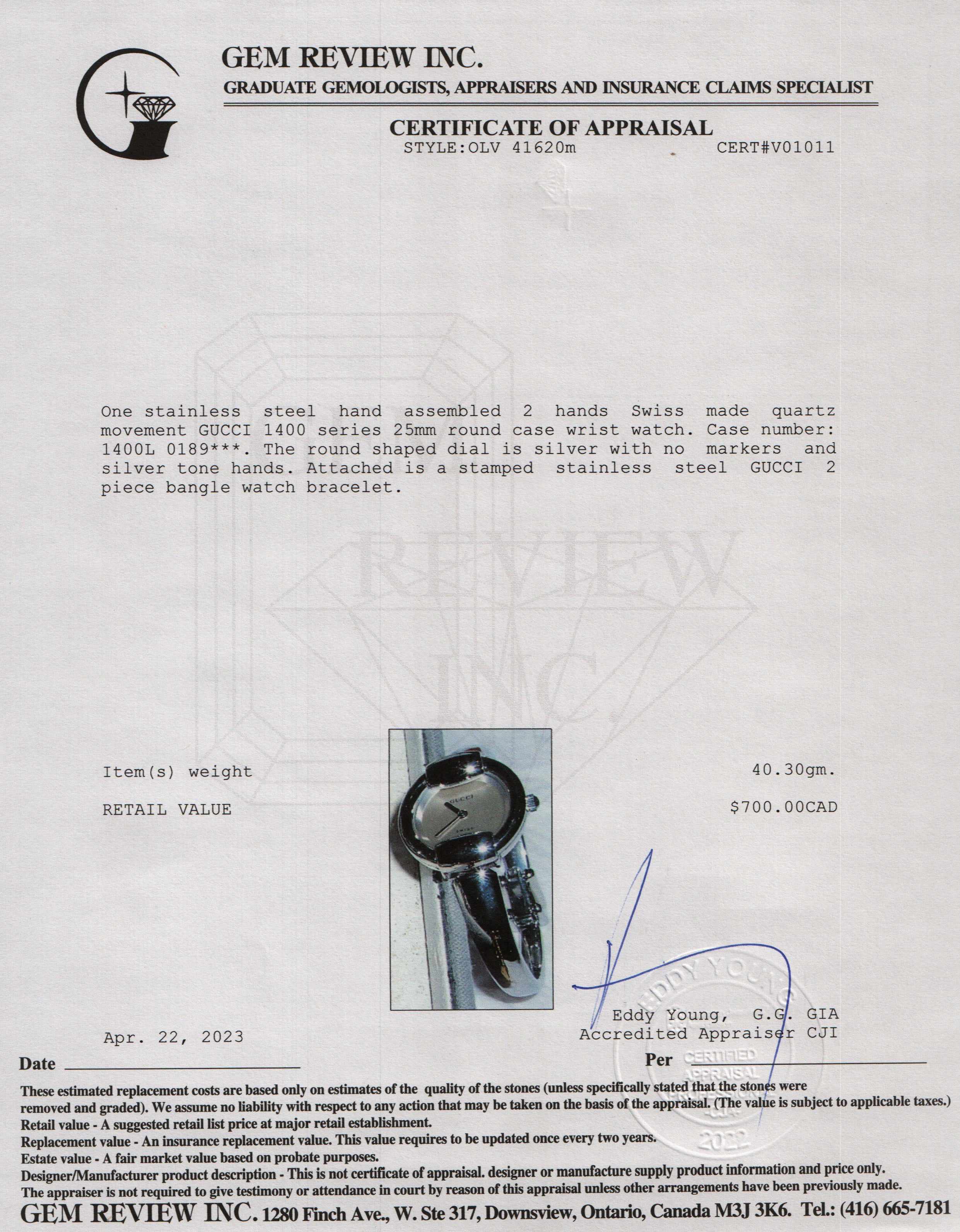 Gucci 1400 Series Watch