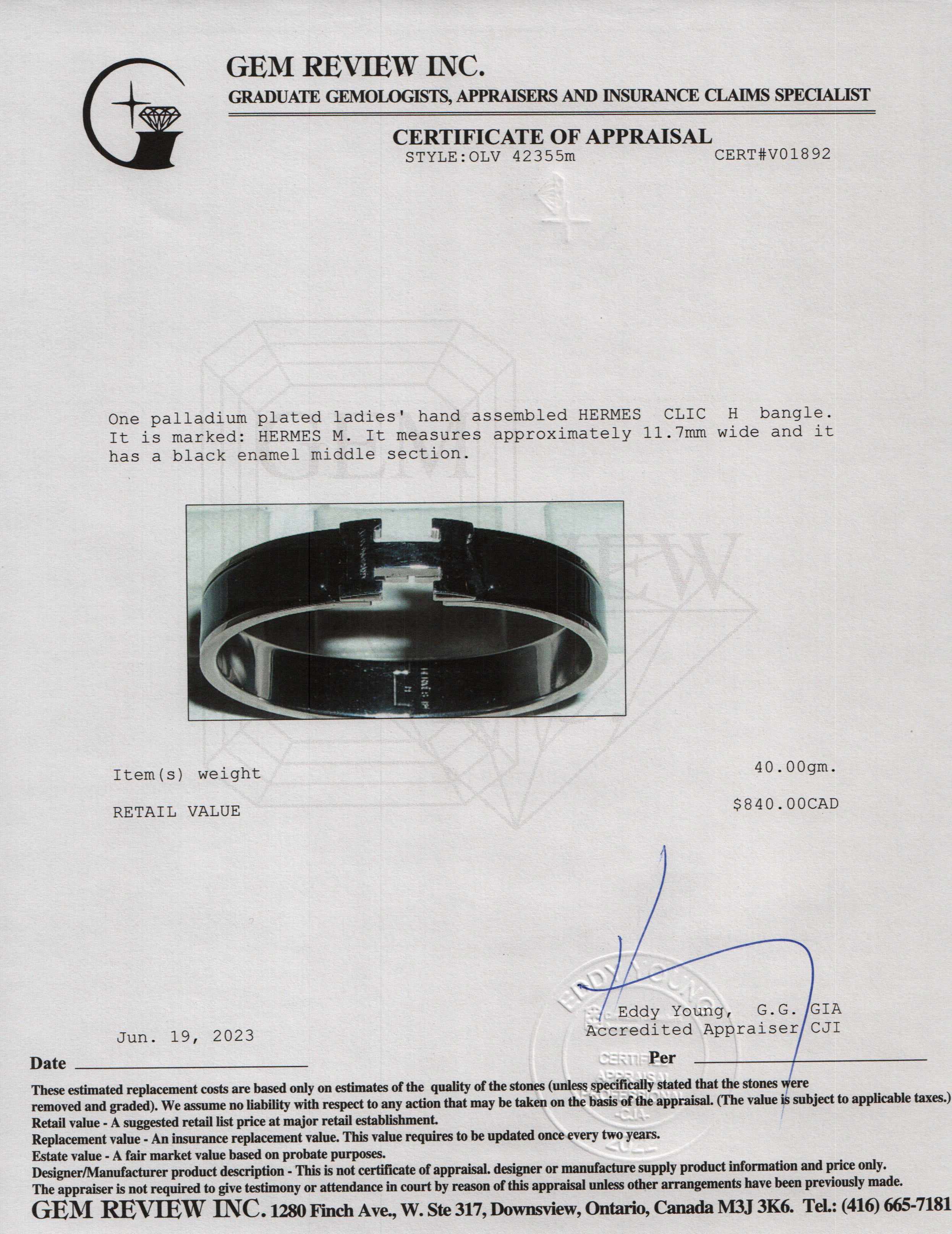 Hermes Clic H Bracelet