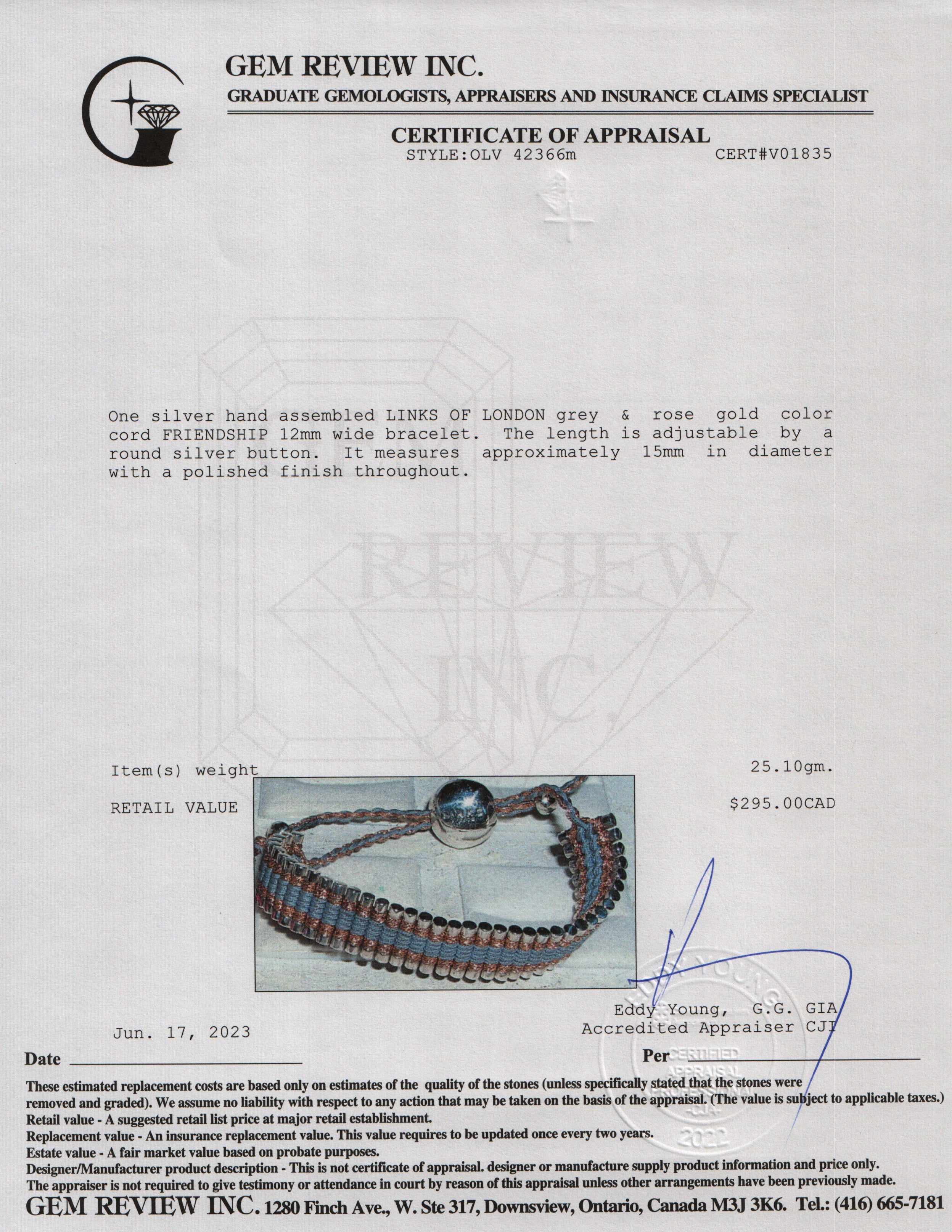 Links of London Friendship Bracelet