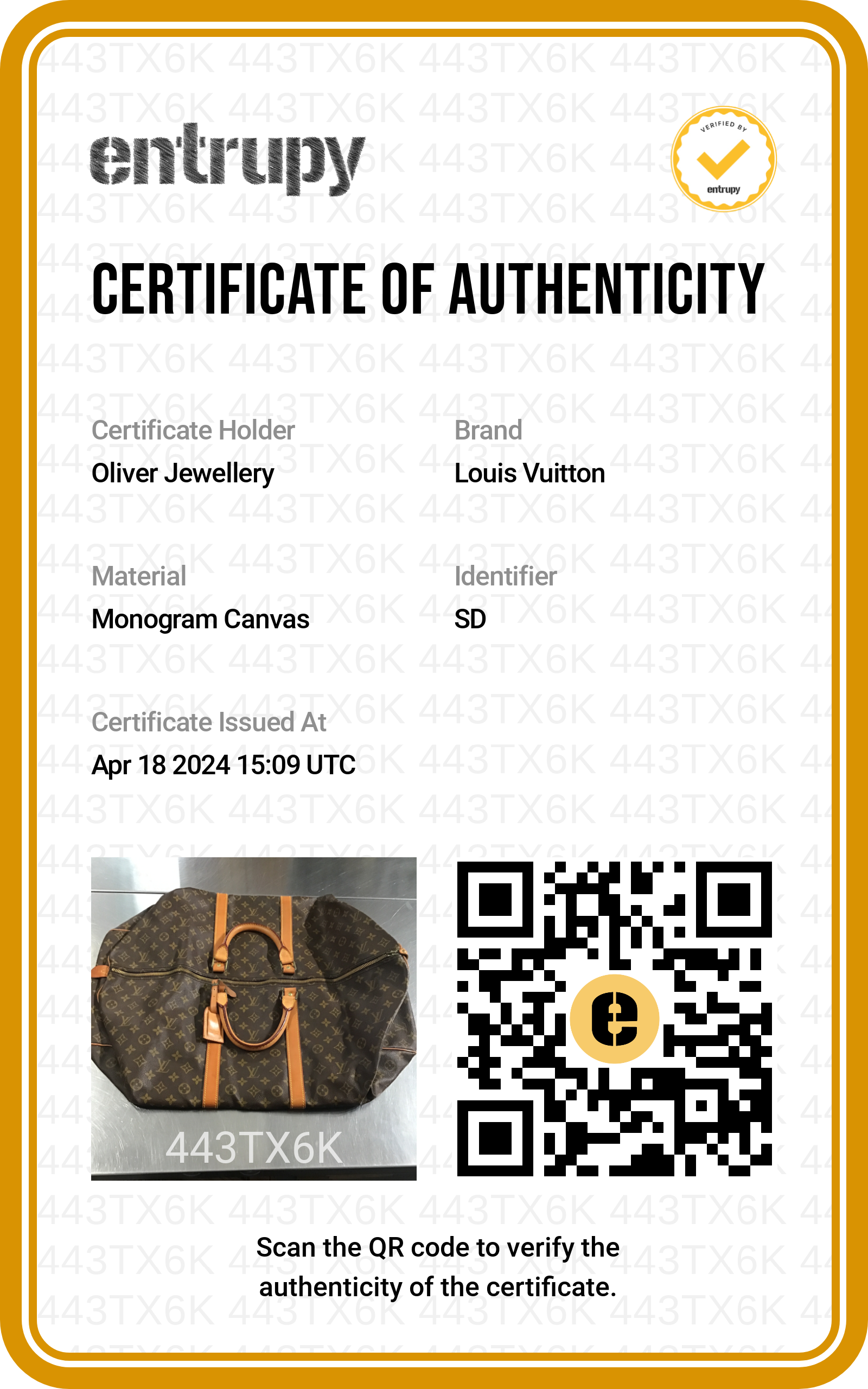 Louis Vuitton Vintage Monogram Keepall 60