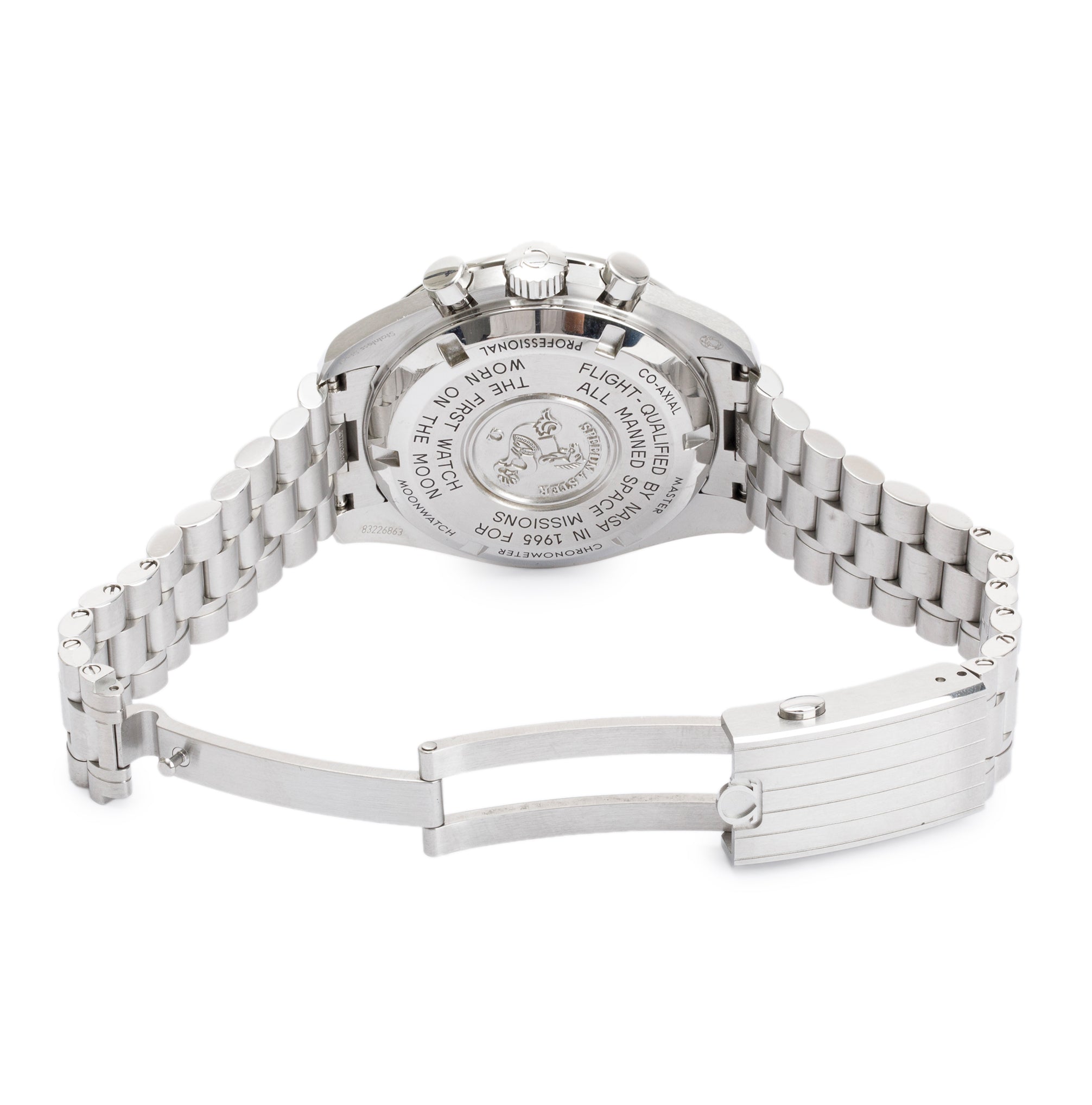 Omega Stainless Steel Speedmaster Moonwatch Professional Co-Axial Master Chronometer 42MM Chronograph Watch w/ Box & Papers