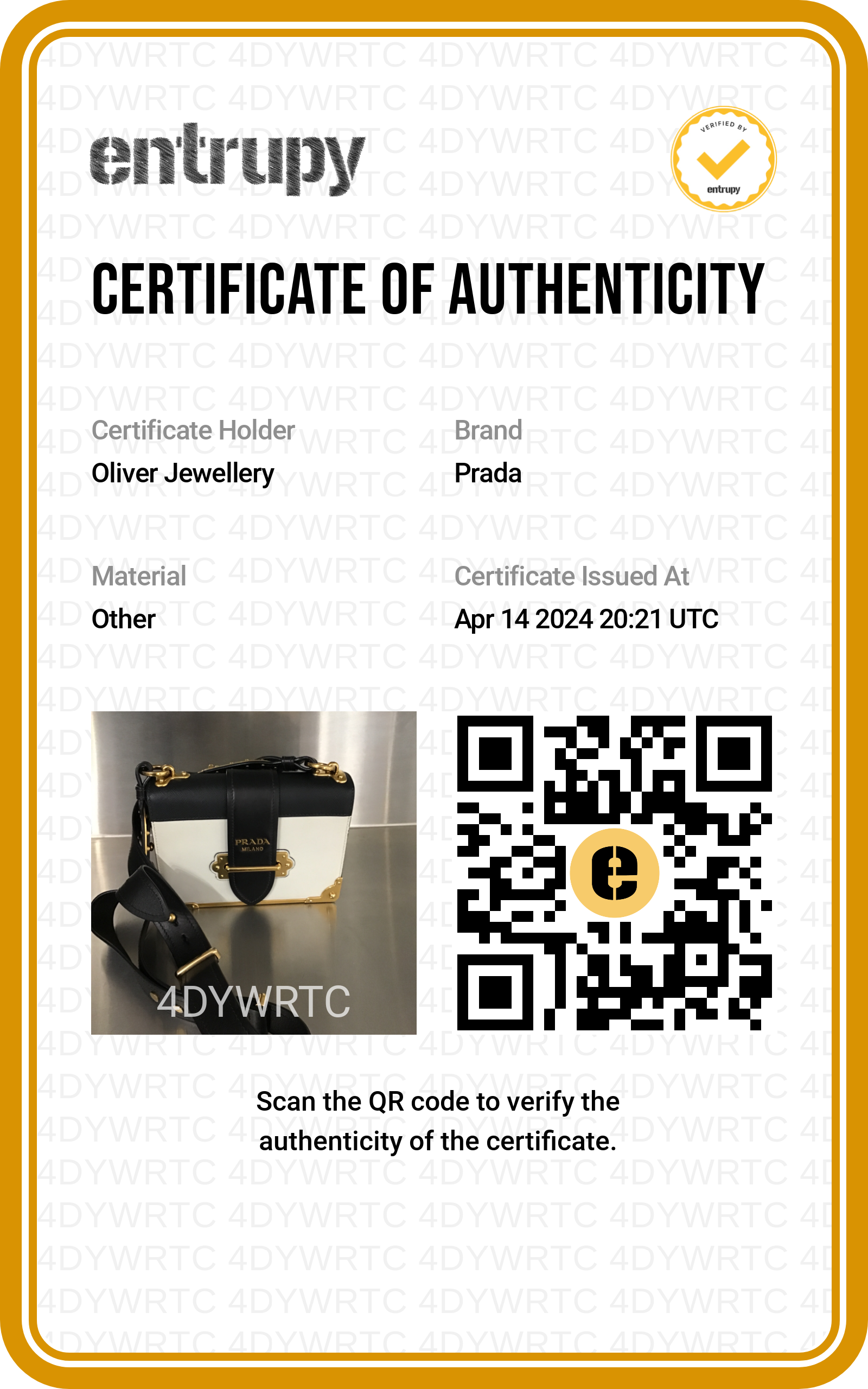 Prada White/Black City Calf Saffiano Cahier Bag w/ Receipt & Authenticity Card