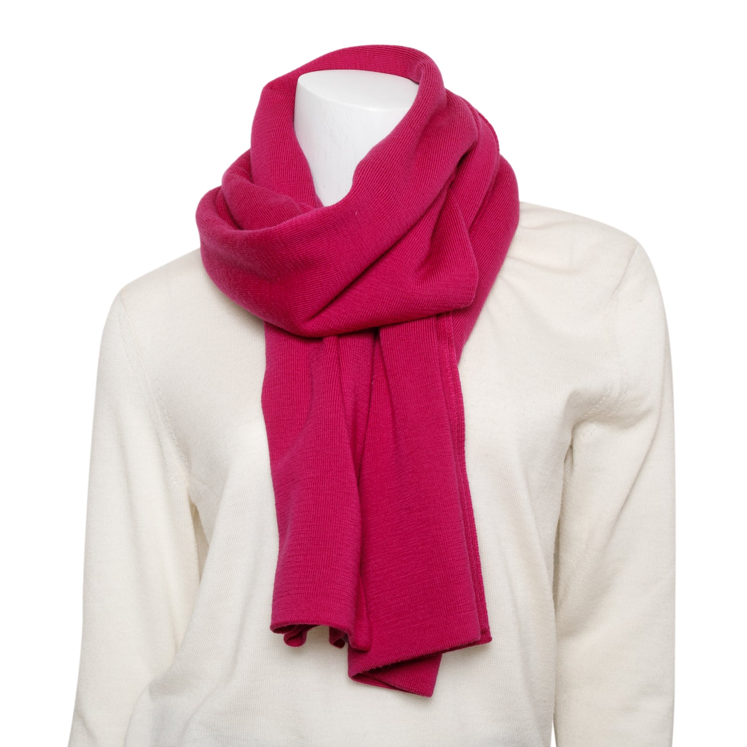 Givenchy Pink Wool 4G Embroidered Scarf