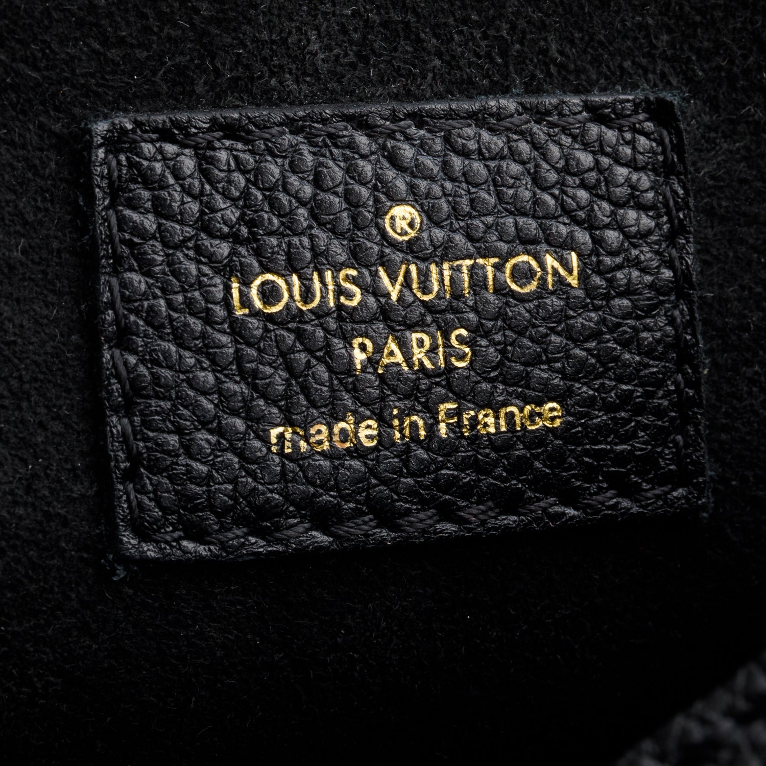 Louis Vuitton Black Monogram Empreinte Leather Vavin PM
