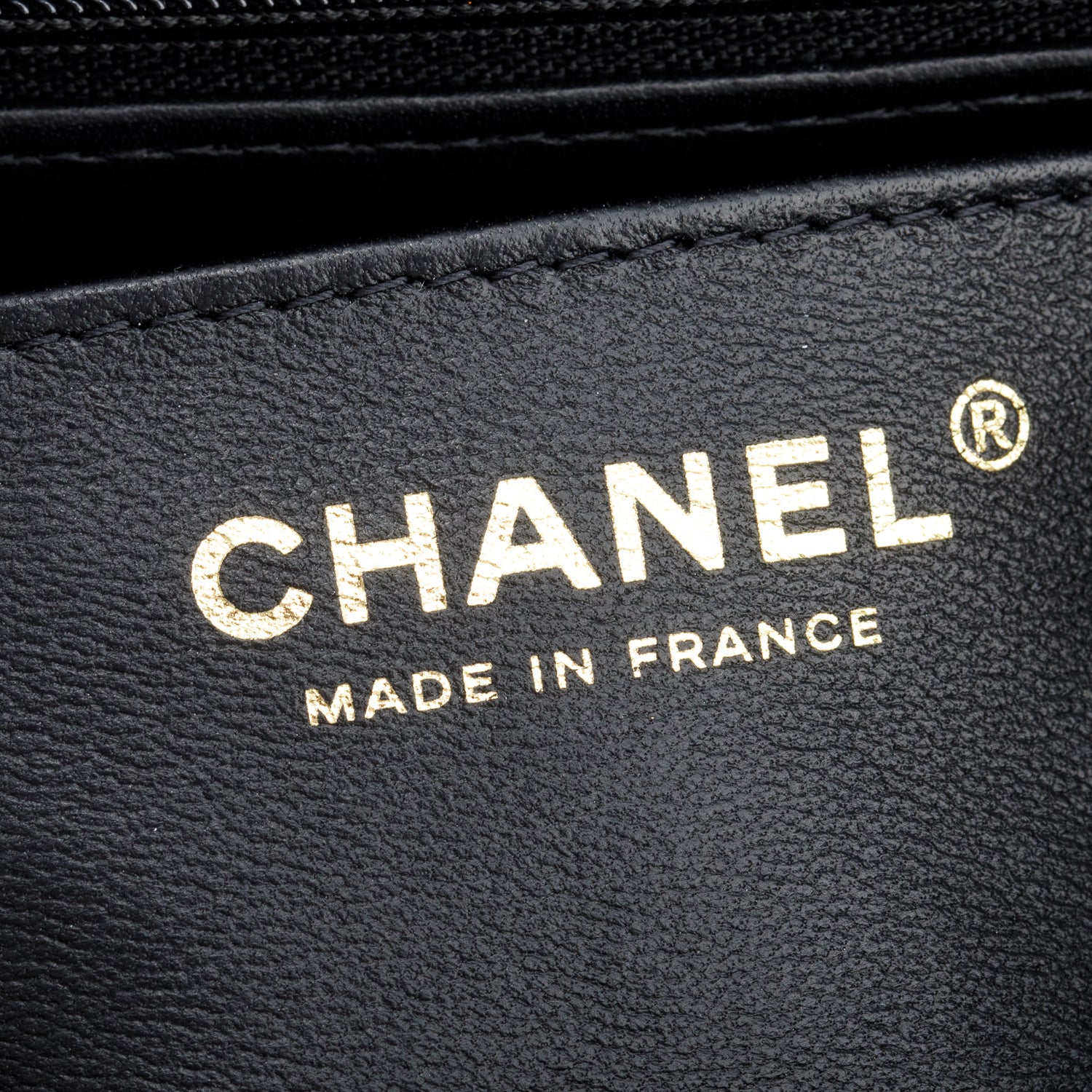 Chanel 2023 Black Quilted Lambskin Leather Mini Top Handle Rectangular Flap Bag
