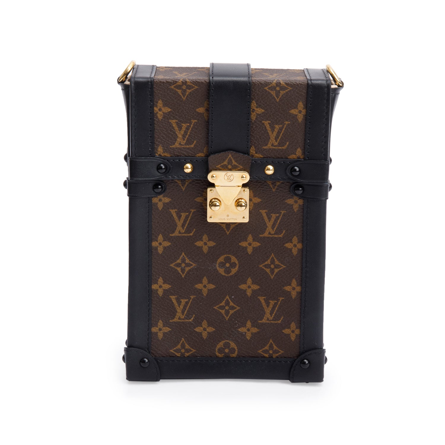 Louis Vuitton Monogram Pochette Trunk Verticale w/ Strap