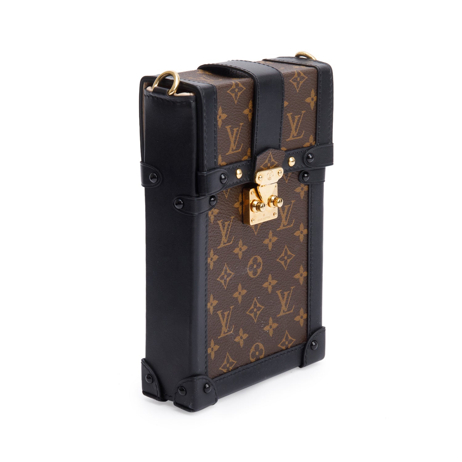 Louis Vuitton Monogram Pochette Trunk Verticale w/ Strap
