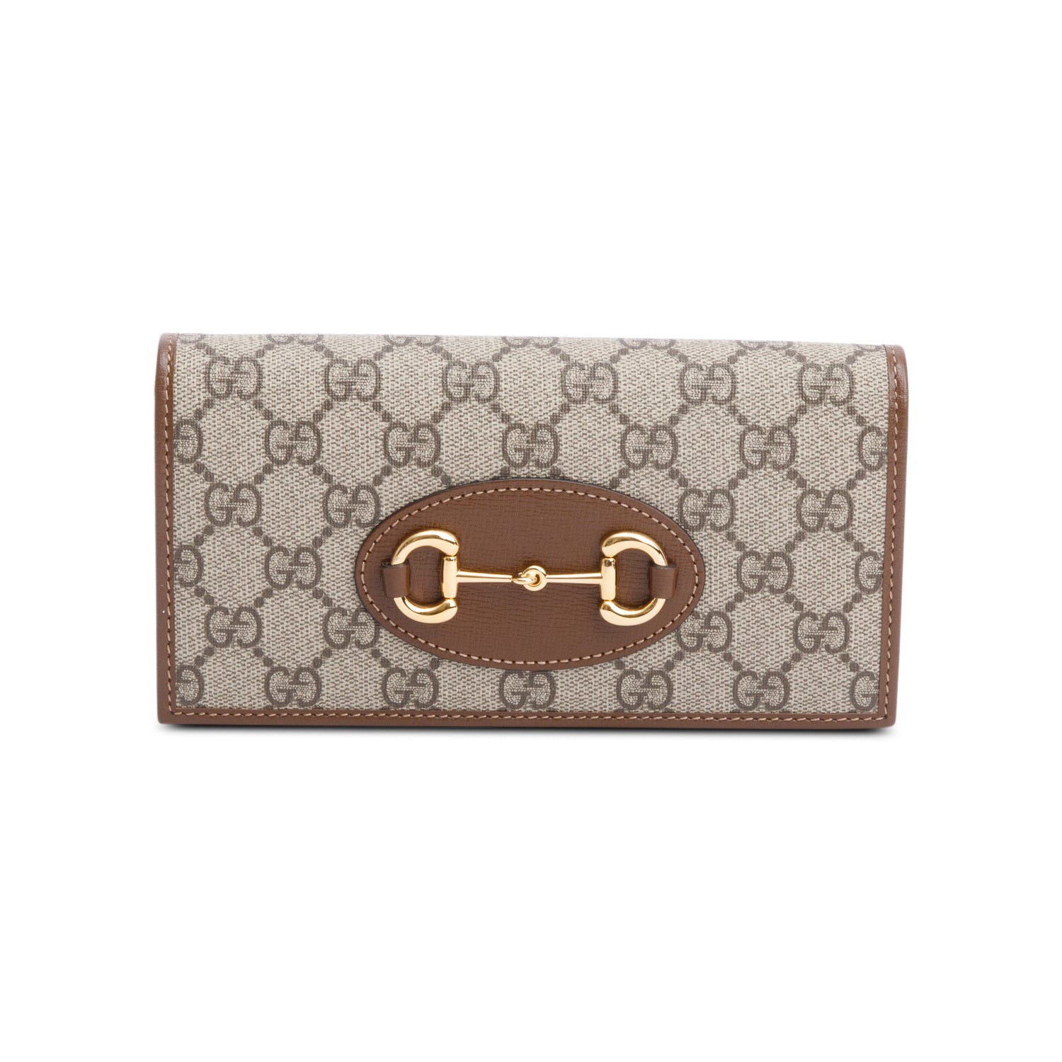 Gucci GG Supreme Horsebit 1955 Wallet on Chain w/ Box