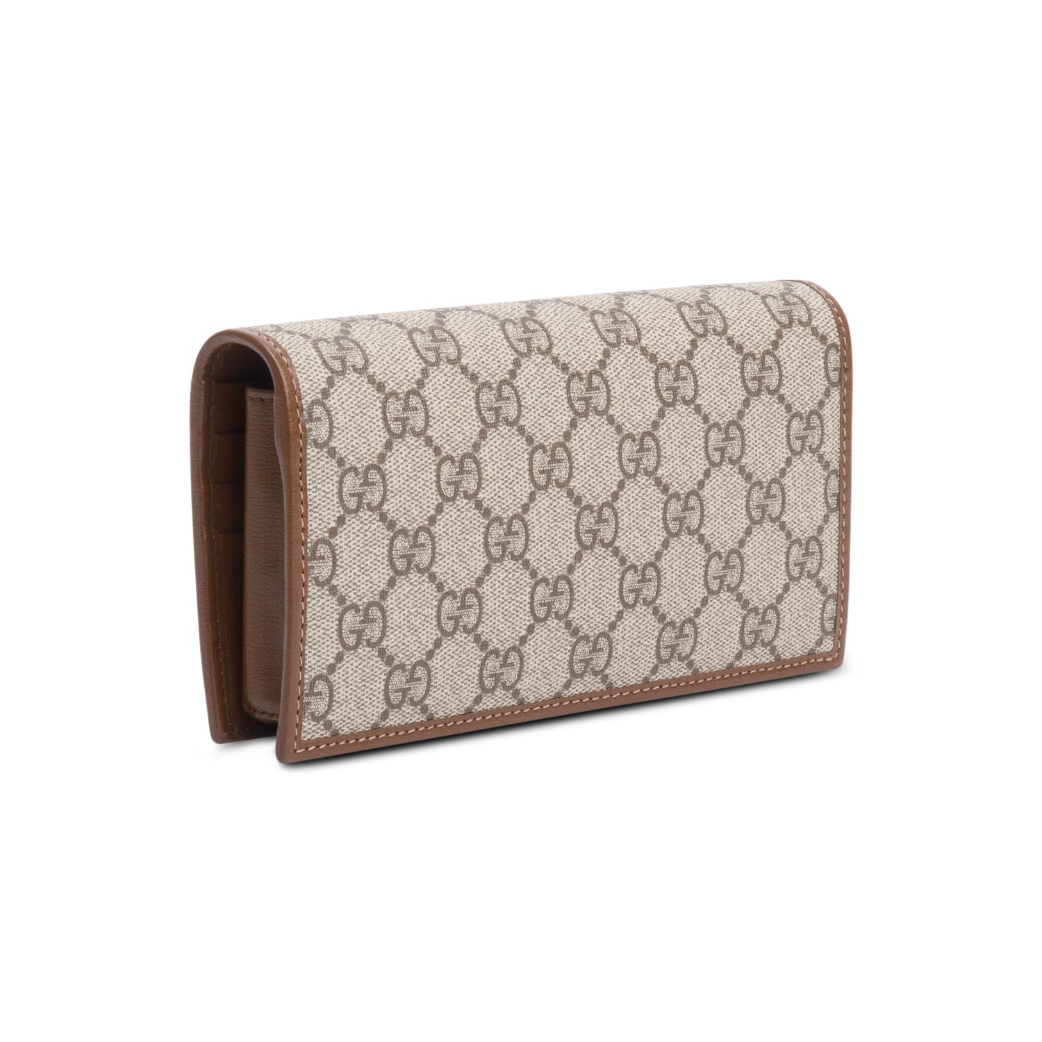 Gucci GG Supreme Horsebit 1955 Wallet on Chain w/ Box