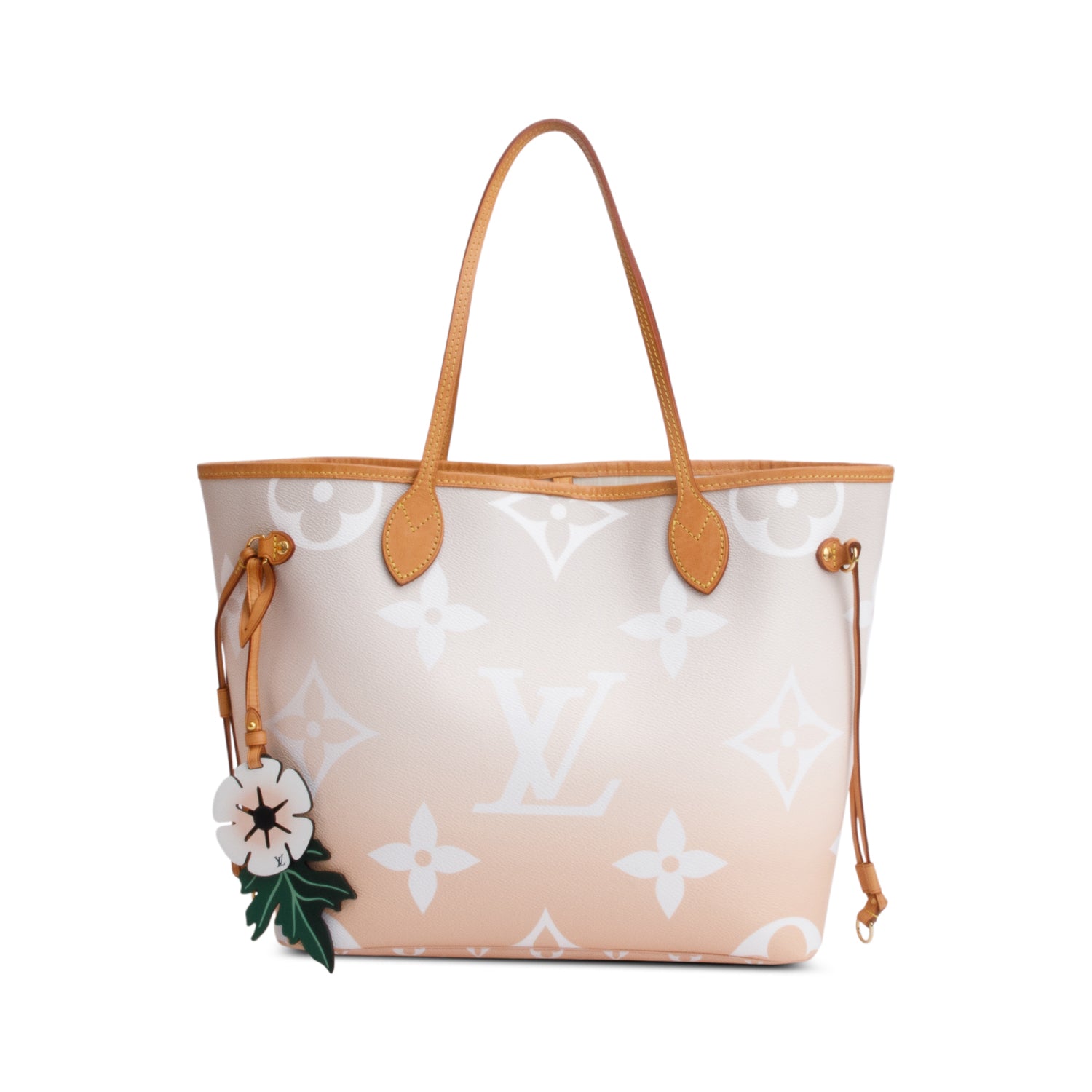 Louis Vuitton Neutral Monogram Giant 'By The Pool' Neverfull MM w/ Pouch & Box