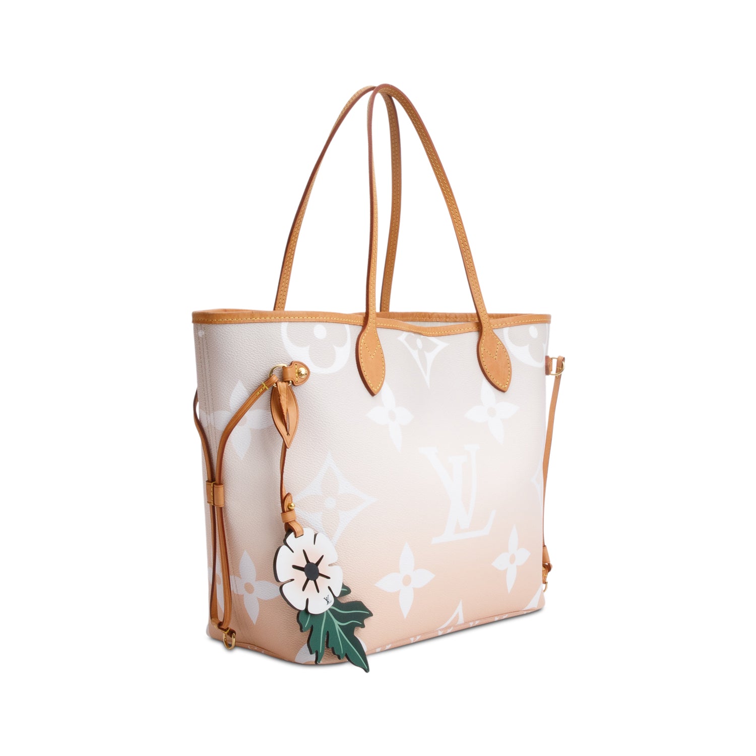 Louis Vuitton Neutral Monogram Giant 'By The Pool' Neverfull MM w/ Pouch & Box