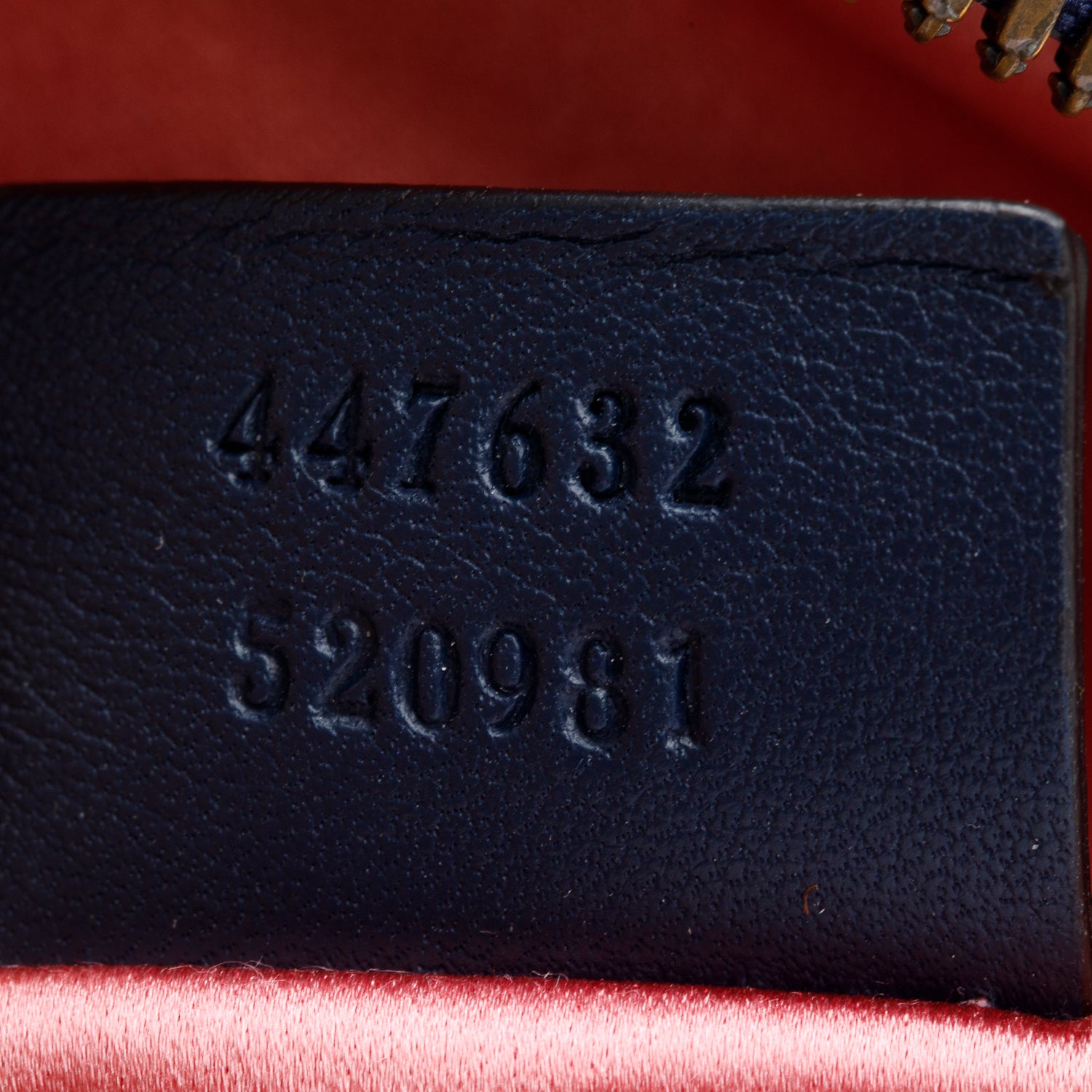 Gucci Blue Denim GG Marmont Pearly GG Small Shoulder Bag w/ Box