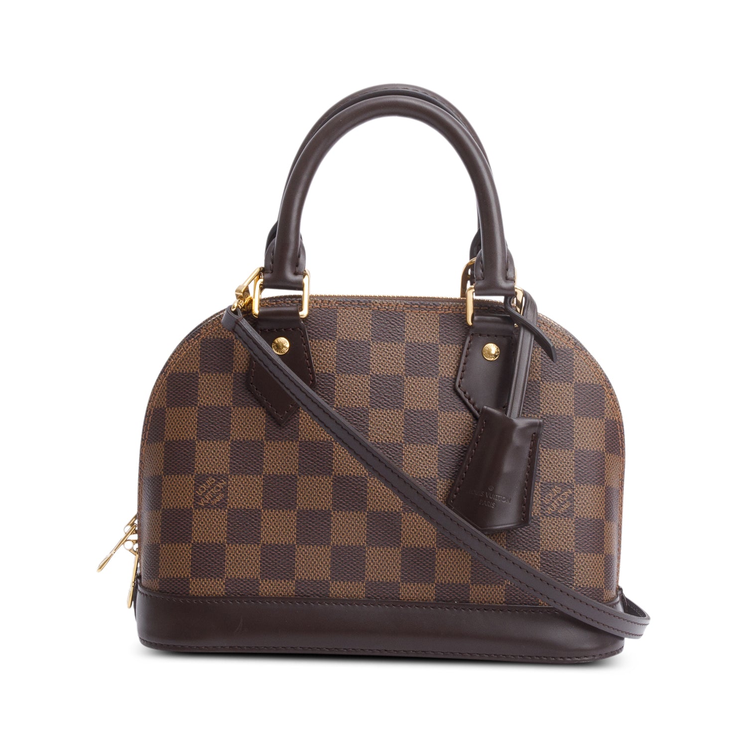 Louis Vuitton Damier Ebene Alma BB w/ Strap