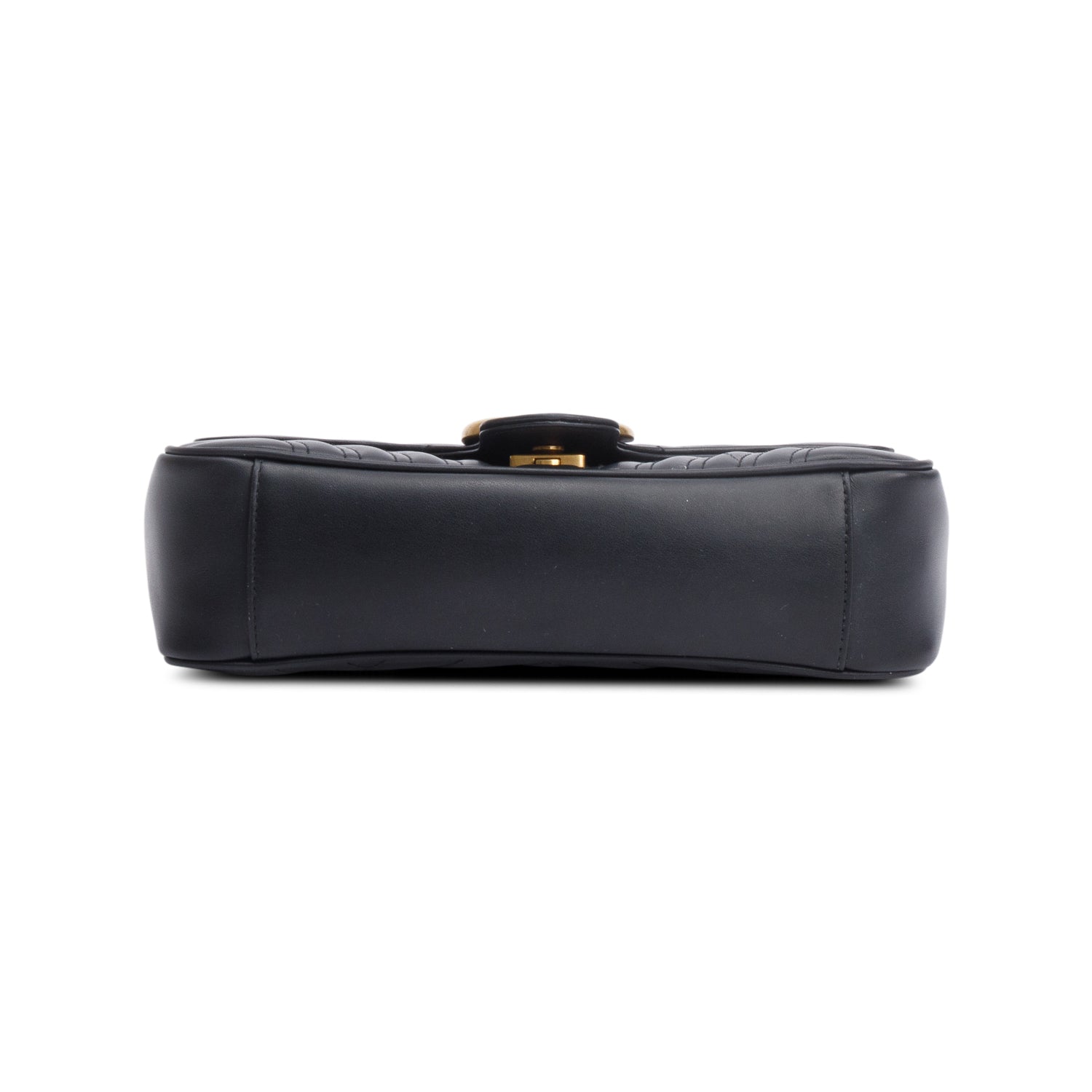Gucci 2023 Black GG Marmont Matelasse Small Shoulder Bag w/ Box
