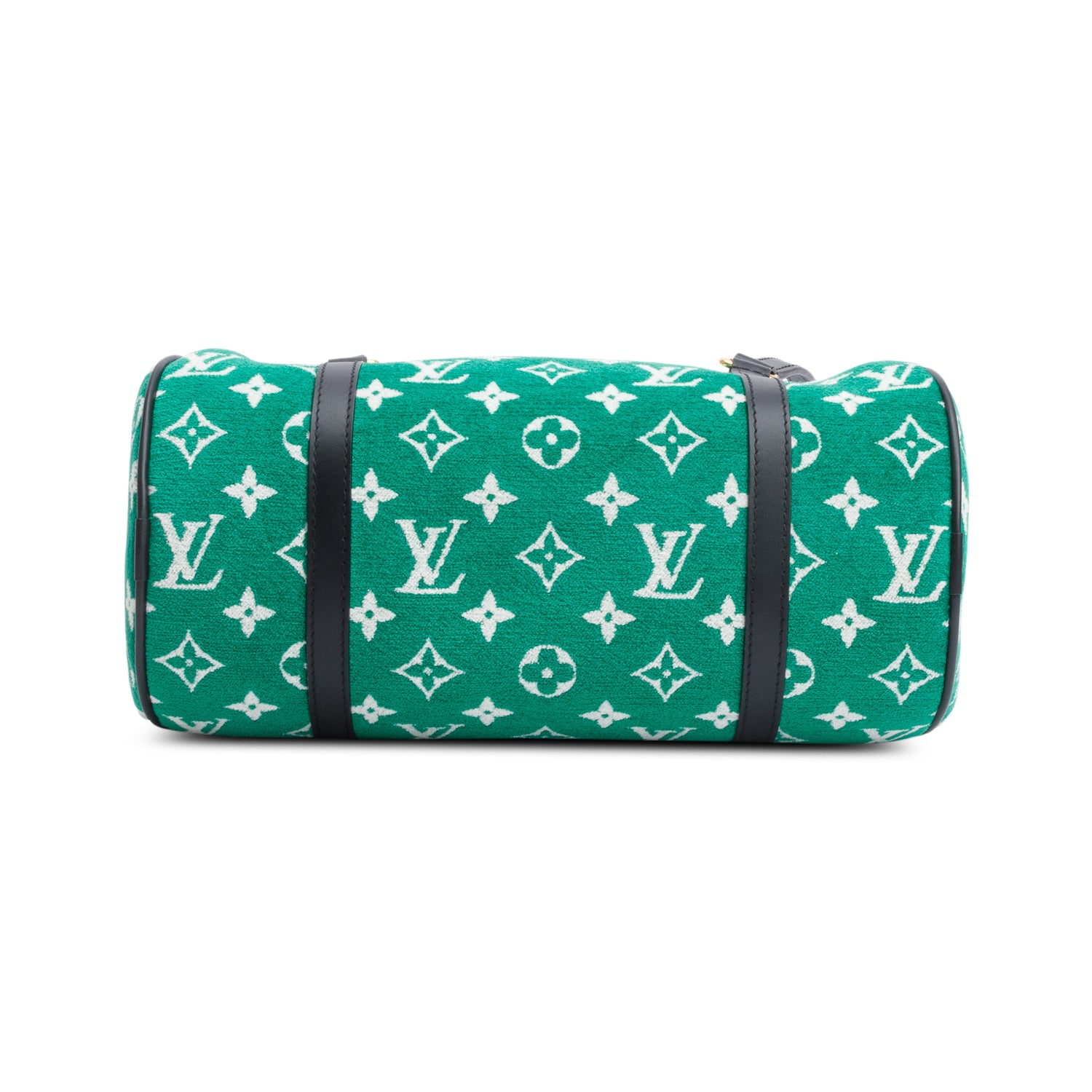 Louis Vuitton Green Monogram Velvet LV Match Papillon 26 w/ Box