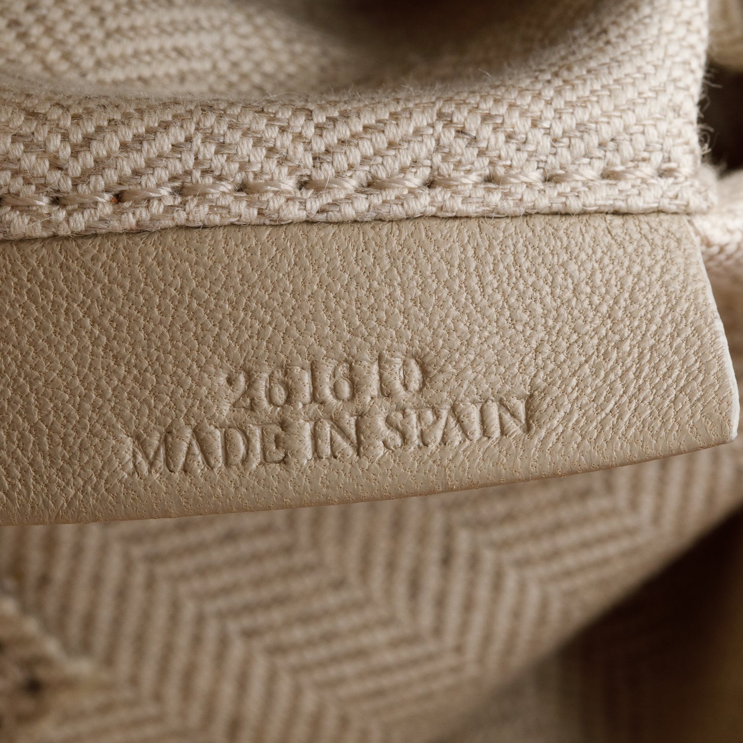 Loewe Tan Classic Calfskin Leather Medium Puzzle Edge Bag