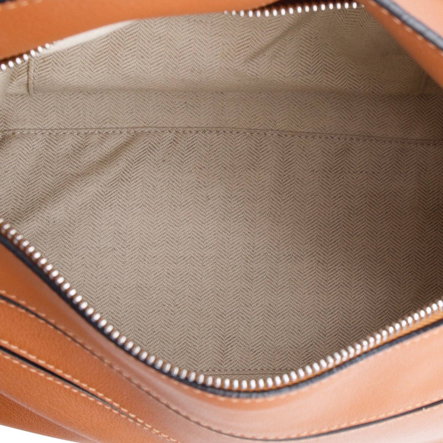 Loewe Tan Classic Calfskin Leather Medium Puzzle Edge Bag