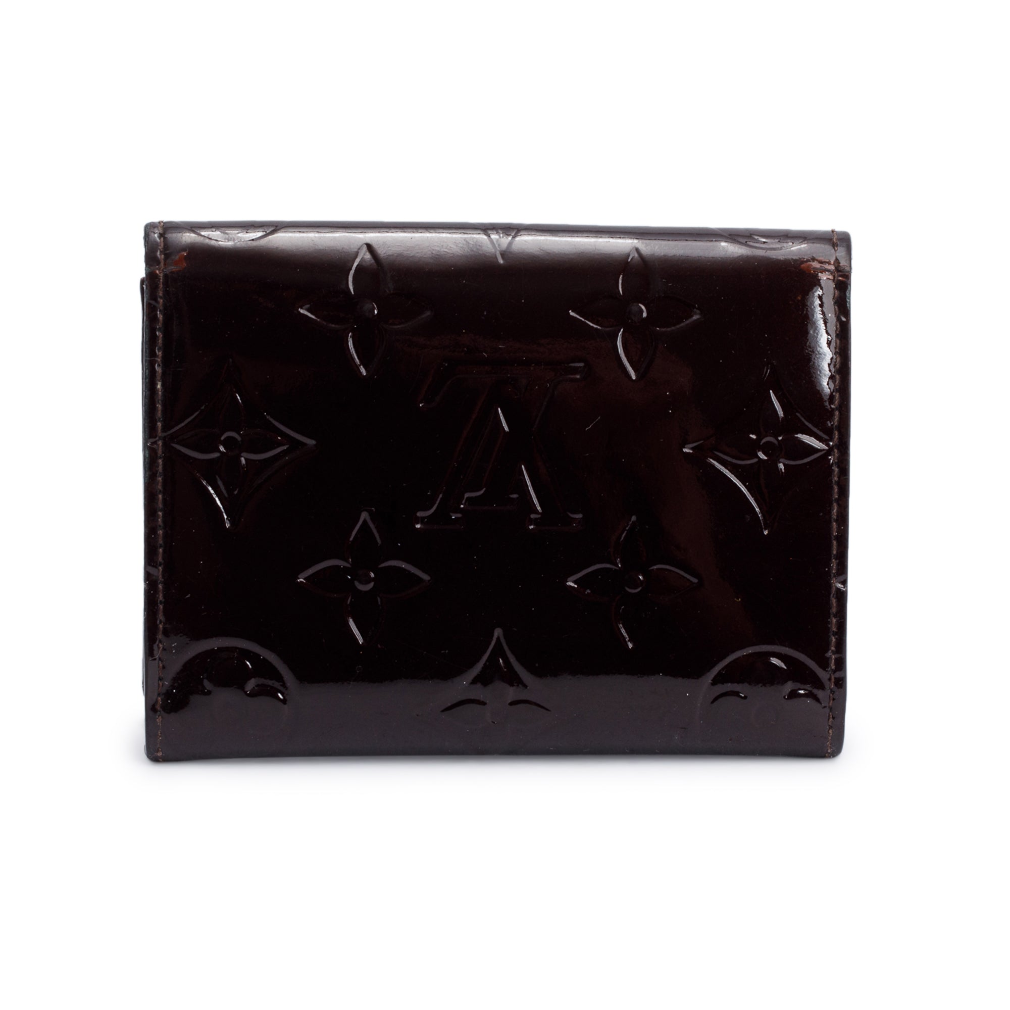 Louis Vuitton Amarante Monogram Vernis Leather Business Card Holder