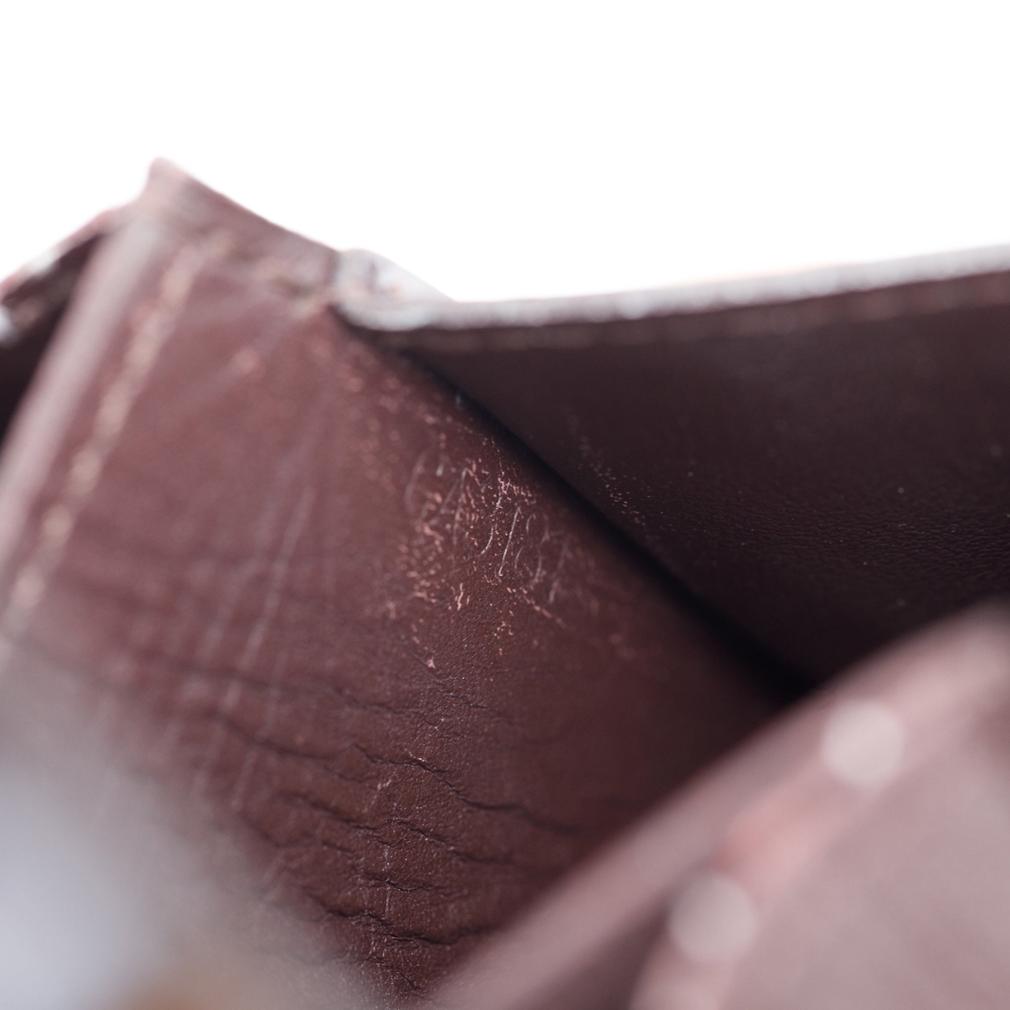 Louis Vuitton Amarante Monogram Vernis Leather Business Card Holder