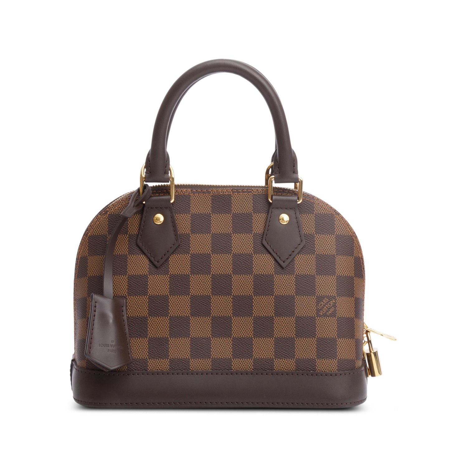 Louis Vuitton Damier Ebene Alma BB w/ Strap & Box