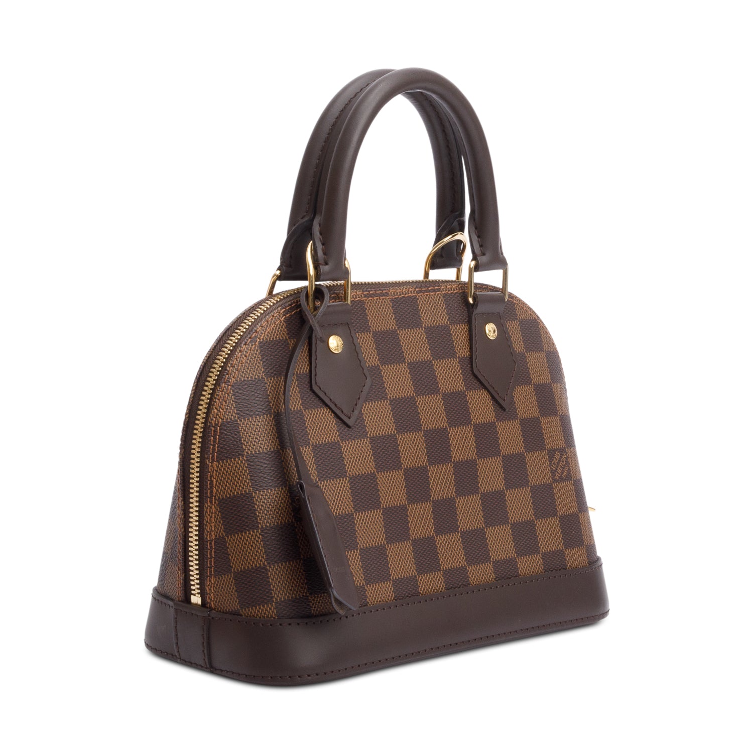 Louis Vuitton Damier Ebene Alma BB w/ Strap & Box