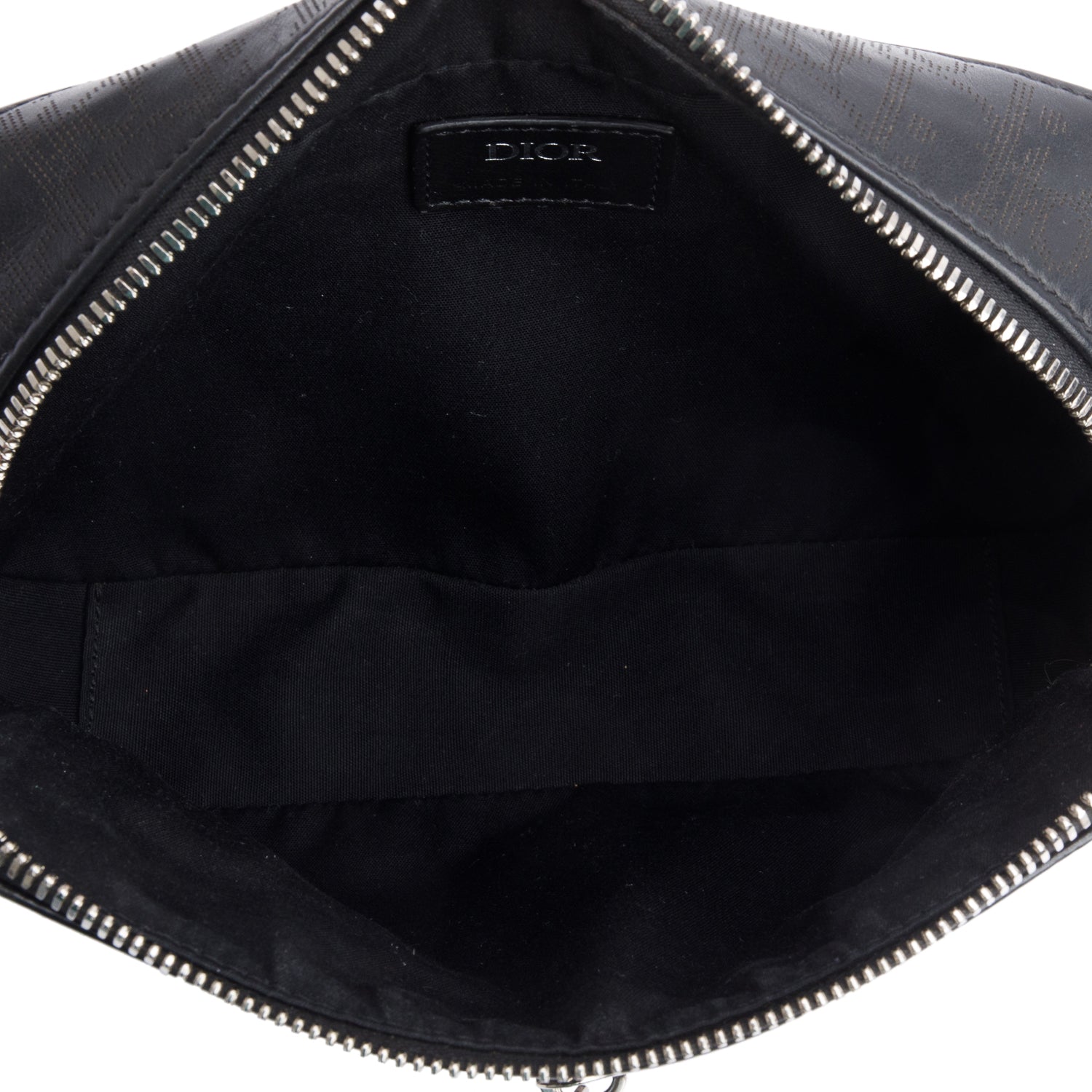 Christian Dior 2021 Black Oblique Galaxy Leather Safari Messenger Bag w/ Box