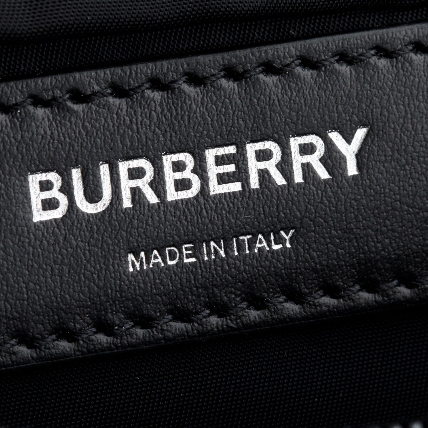 Burberry Black Nylon Logo Belt Bag
