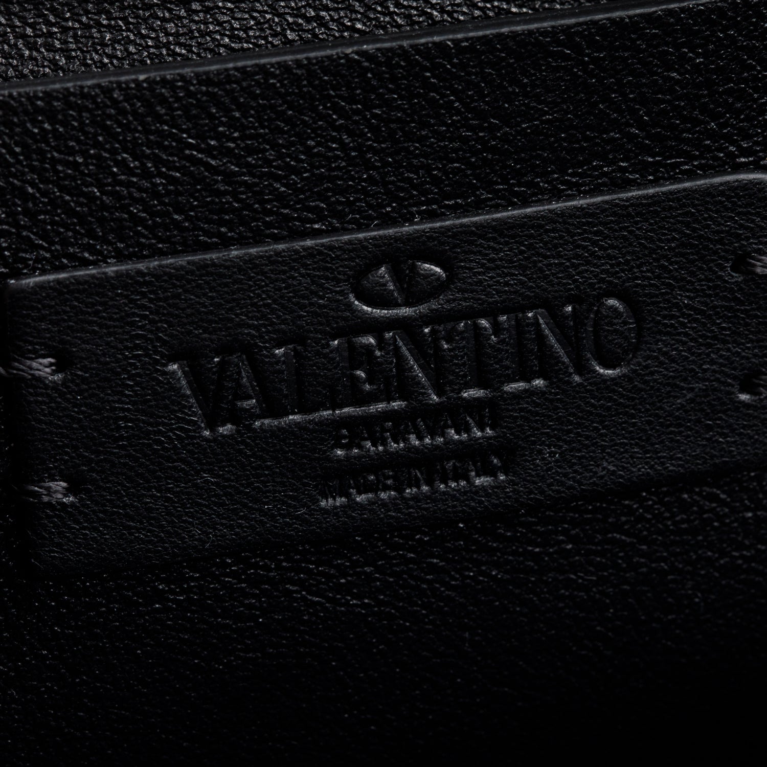 Valentino Blue Signature Leather Lacquered Vlogo Camera Crossbody Bag