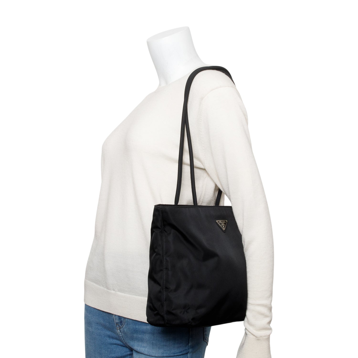 Prada Black Tessuto Nylon Tote