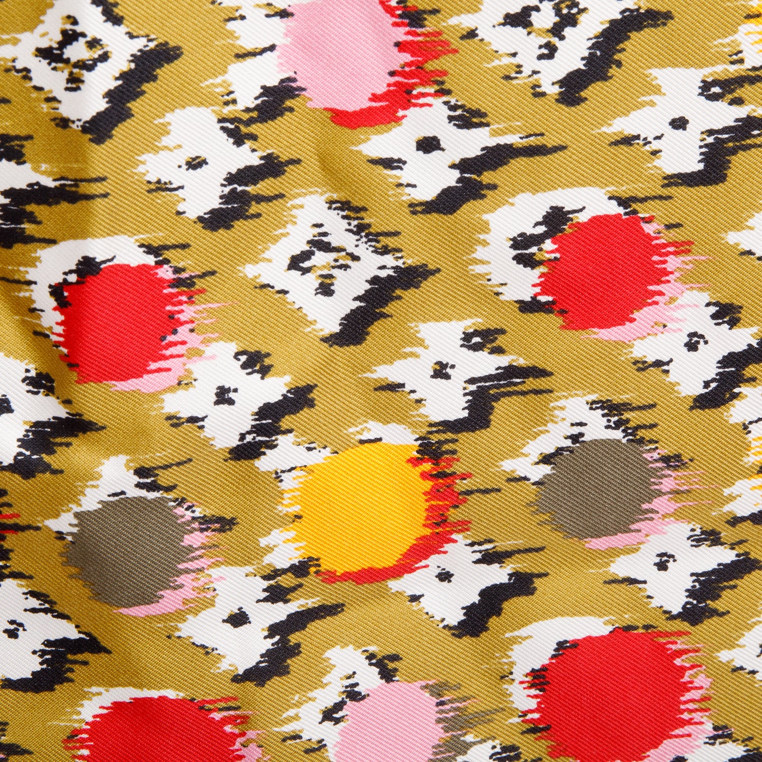 Louis Vuitton Brown Monogram Multicolor Square Silk Scarf