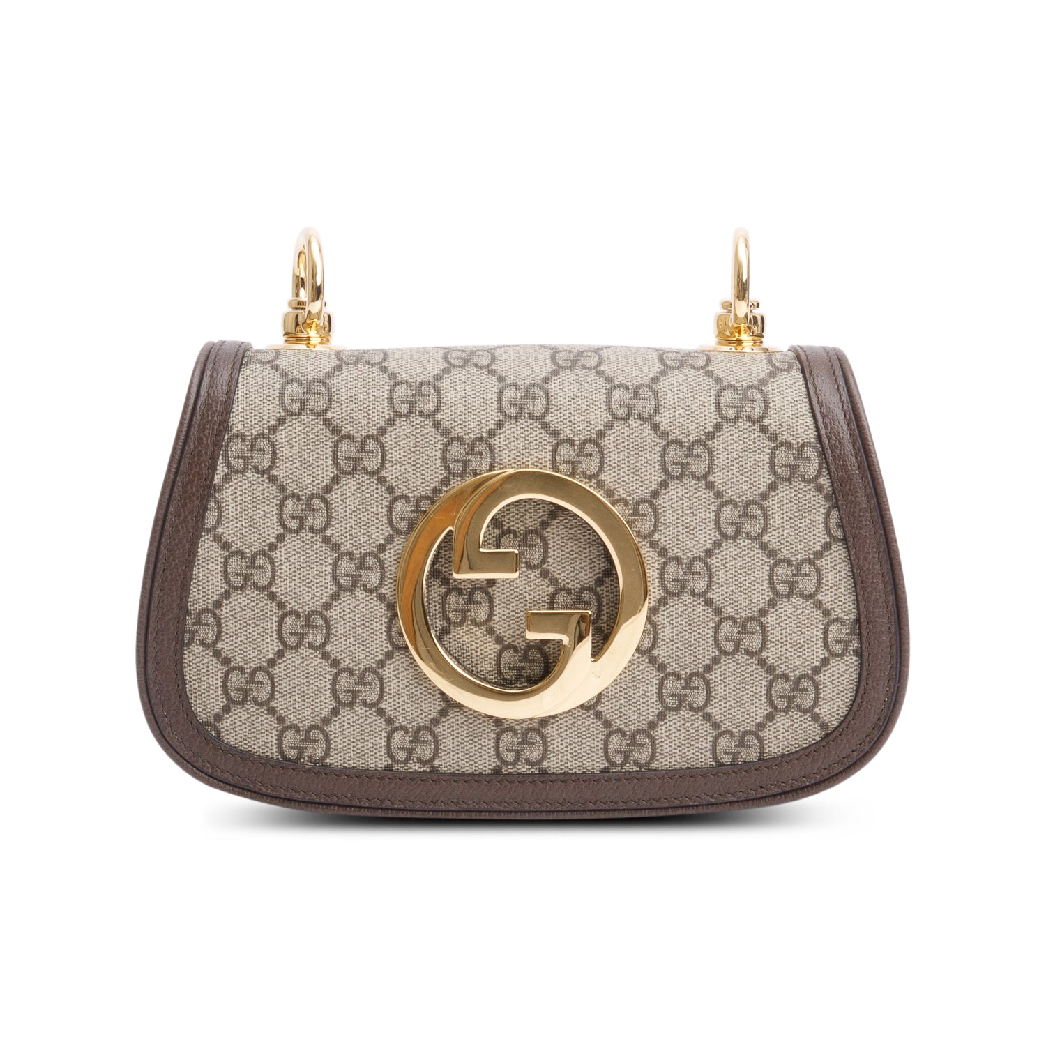 Gucci GG Supreme Mini Blondie Shoulder Bag w/ Strap
