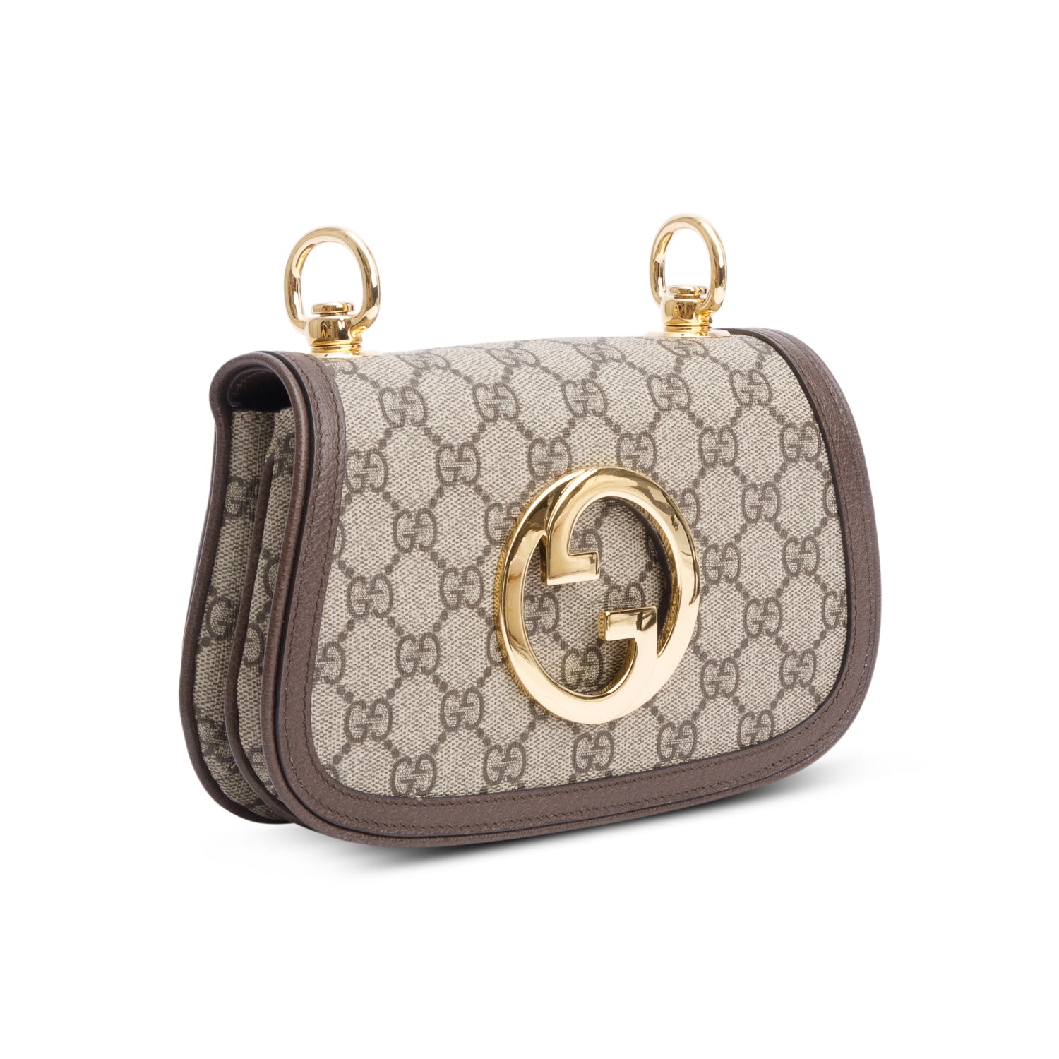 Gucci GG Supreme Mini Blondie Shoulder Bag w/ Strap