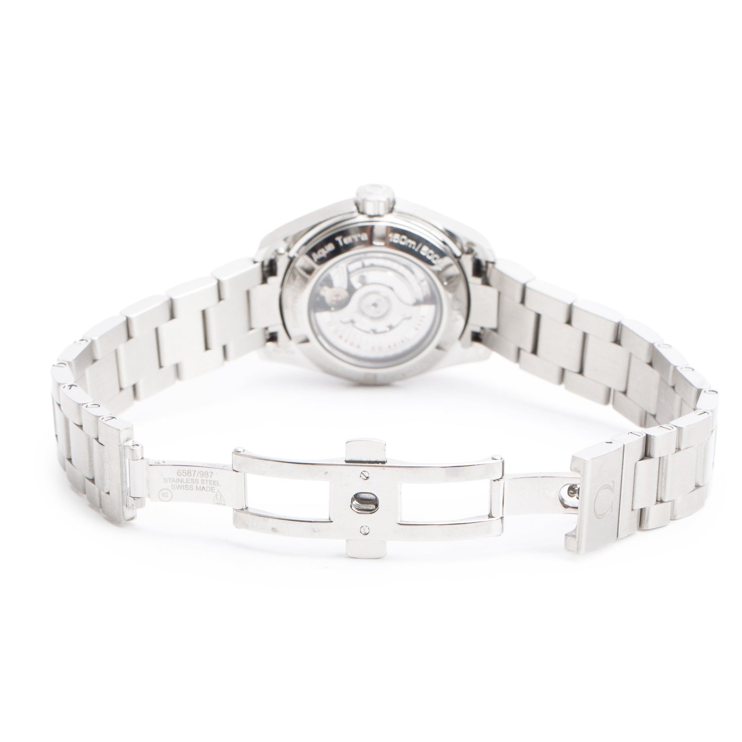 Omega Stainless Steel Seamaster Aqua Terra 150M 30 MM Co-Axial Chronometer Automatic Watch w/ Papers