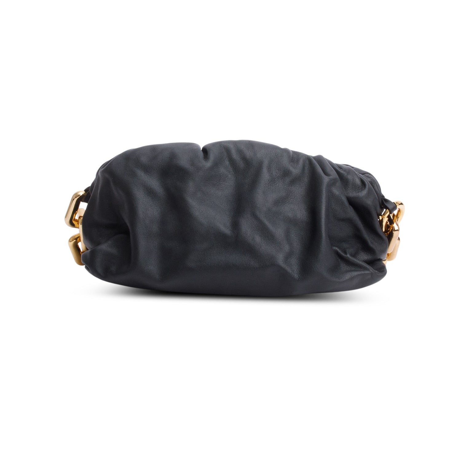 Bottega Veneta Black Nappa Leather The Chain Pouch