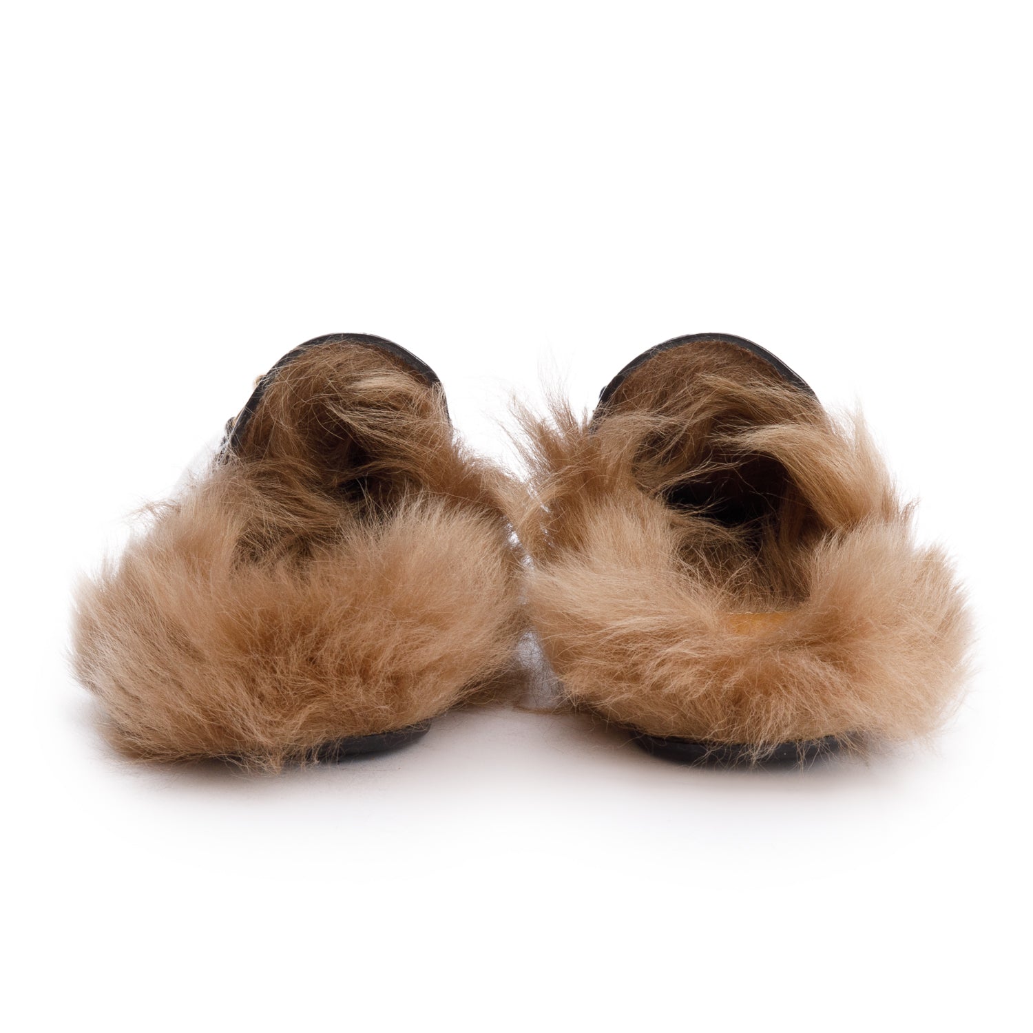 Gucci Black Shiny Leather 2015 Re-Edition Princetown Mules, Size 36.5 w/ Box